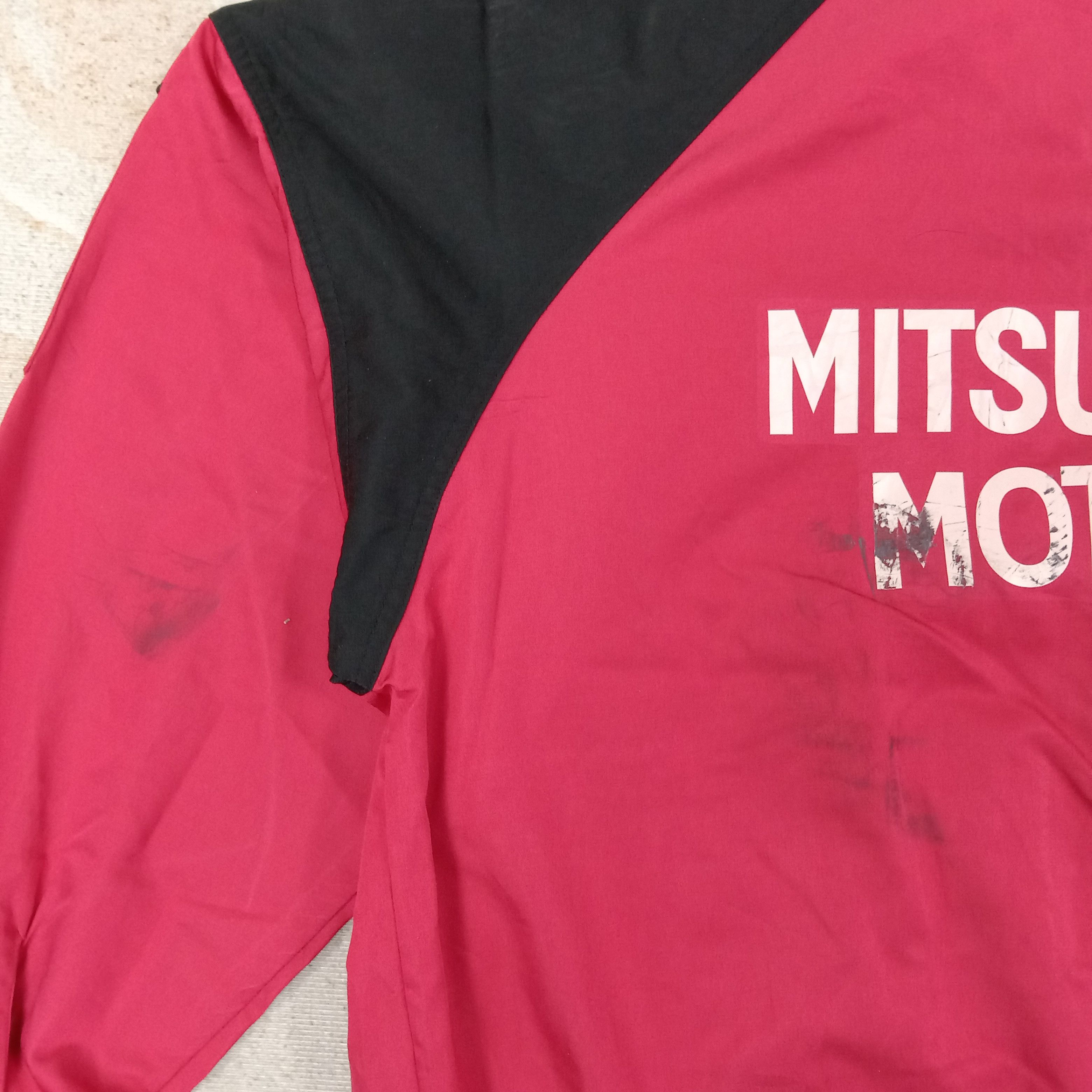 Japanese Brand Mitsubishi Motors Racing Windbreaker Jacket C257N28 Size US L / EU 52-54 / 3 - 3 Thumbnail