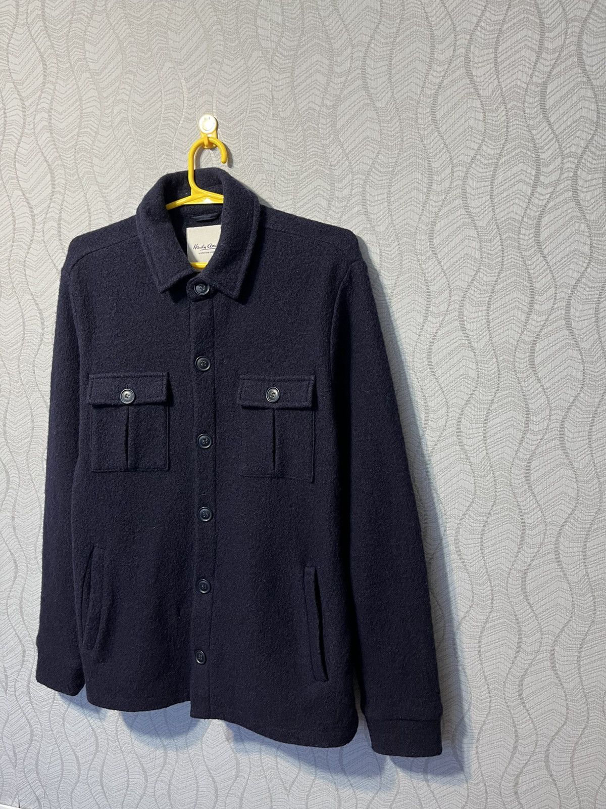Designer × Hardy Amies Hardy Amies Men’s Dark Navy Wool Overshoot Size M Size US M / EU 48-50 / 2 - 2 Thumbnail