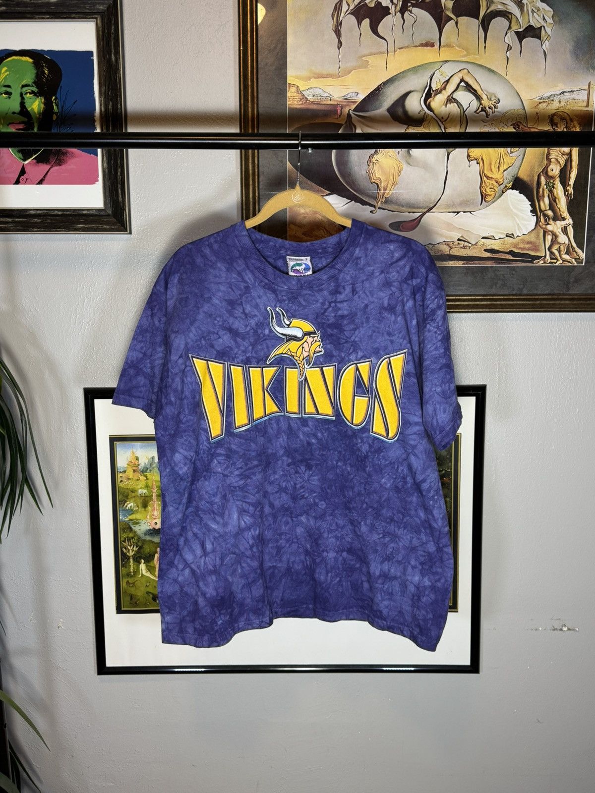 Liquid Blue Vintage Minnesota Vikings Liquid Blue Tye Dyed Shirt Size US L / EU 52-54 / 3 - 1 Thumbnail