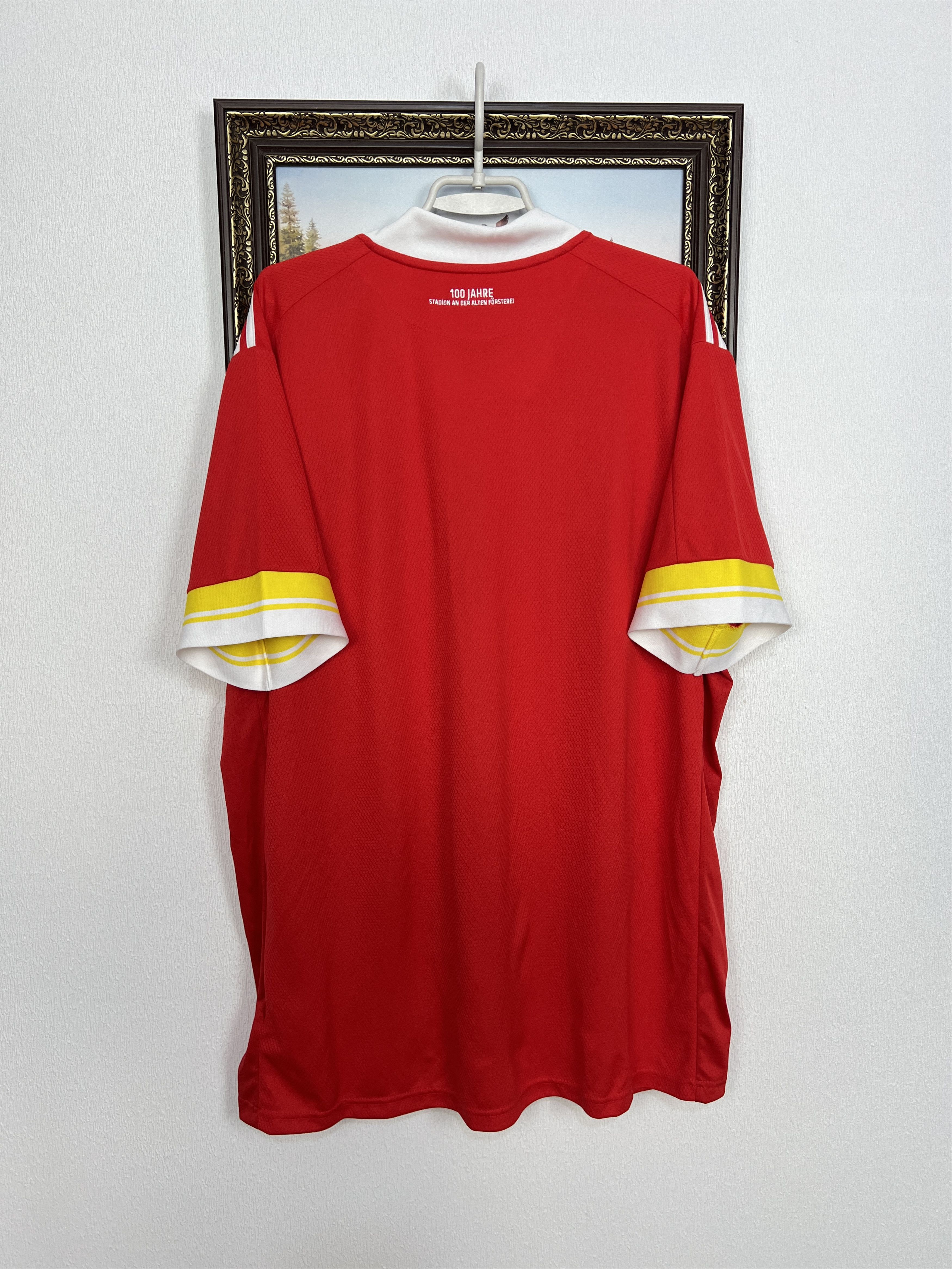 Adidas 1. FC Union Berlin football shirt 2020 Soccer Jersey Trikot Size US XXL / EU 58 / 5 - 8 Thumbnail