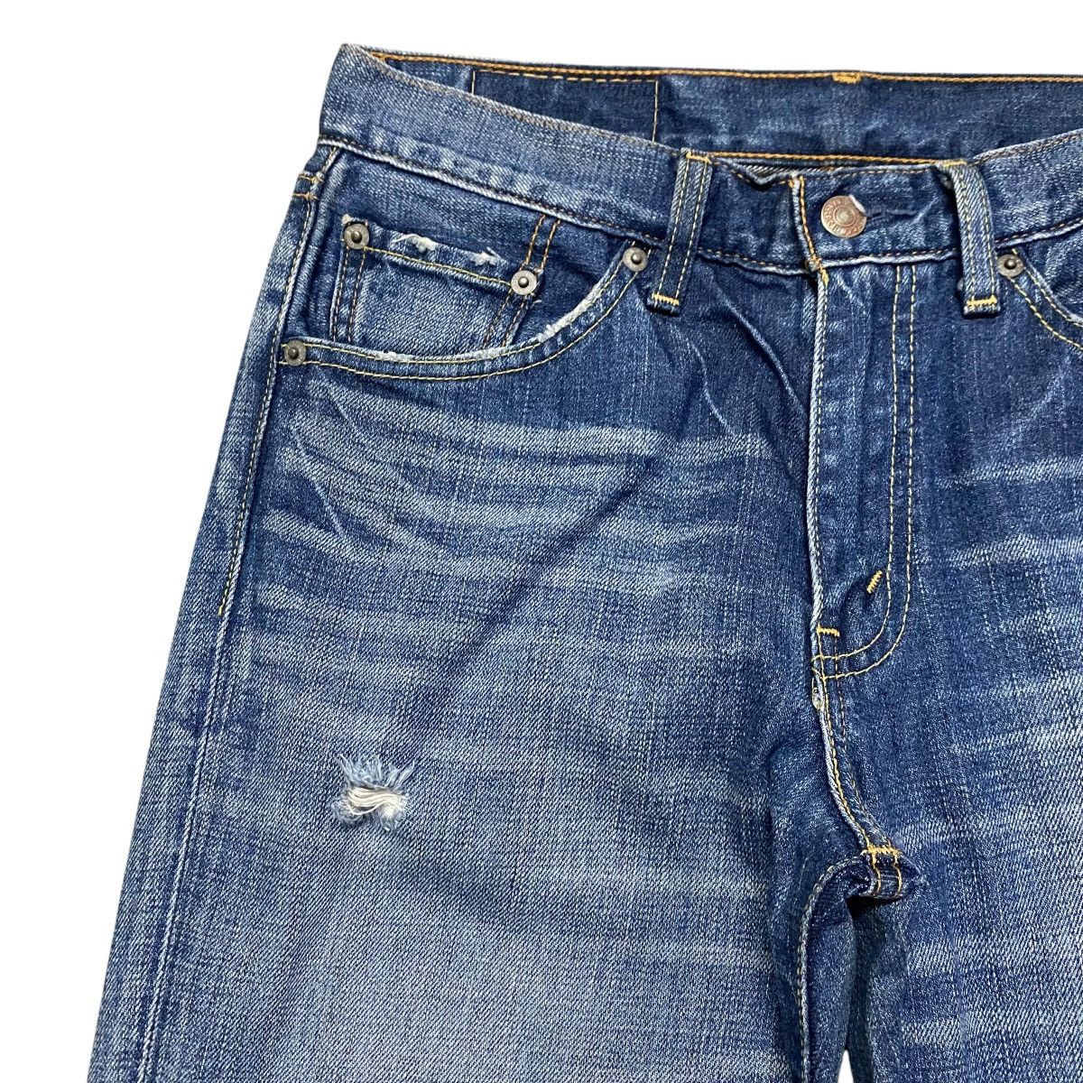 Levi's Vintage Levis 517 Flare Jeans Distressed Size US 30 / EU 46 - 4 Thumbnail