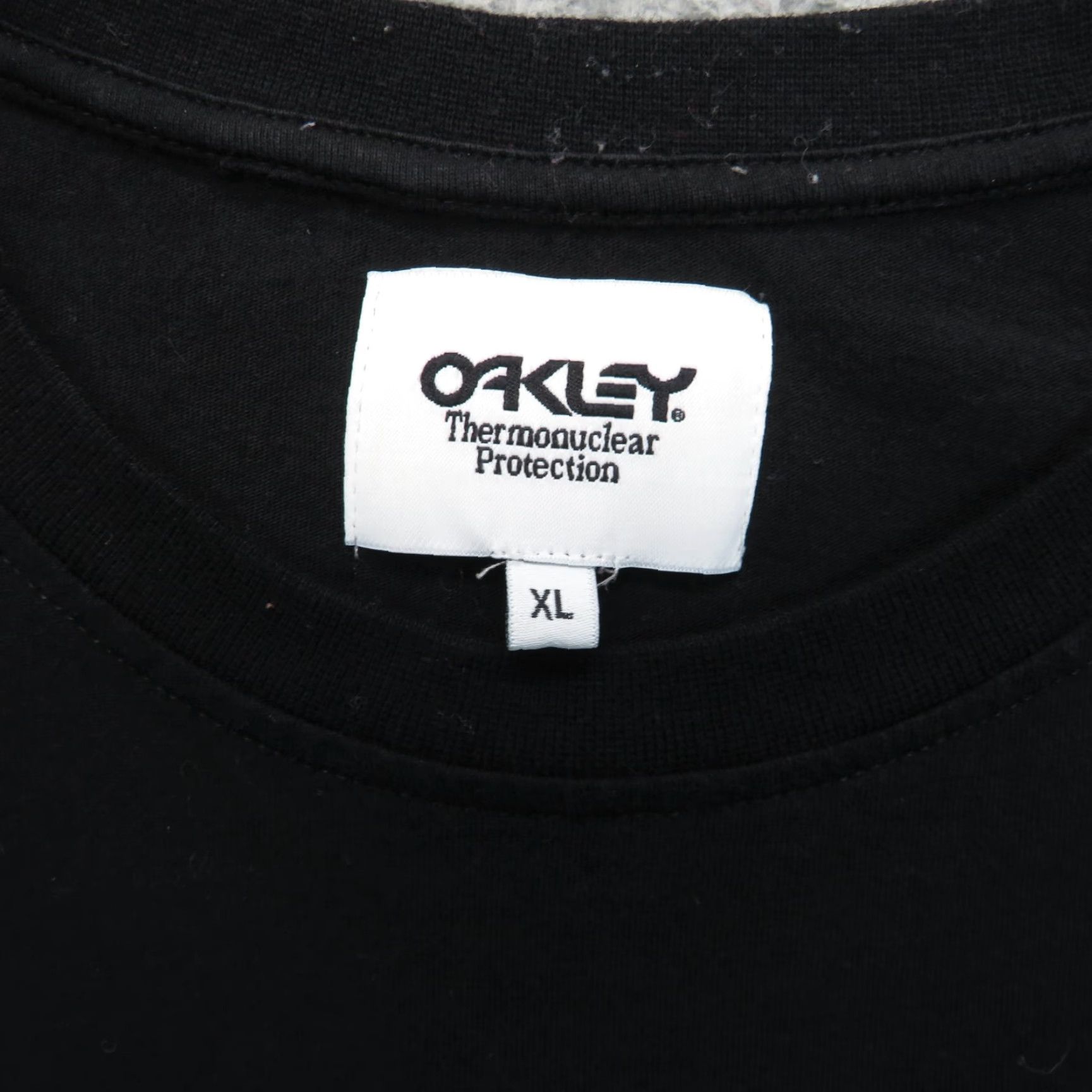 Oakley Oakley Shirt Mens XL Black Thermonuclear Protection Promo Graphic Tee Logo Size US XL / EU 56 / 4 - 7 Thumbnail