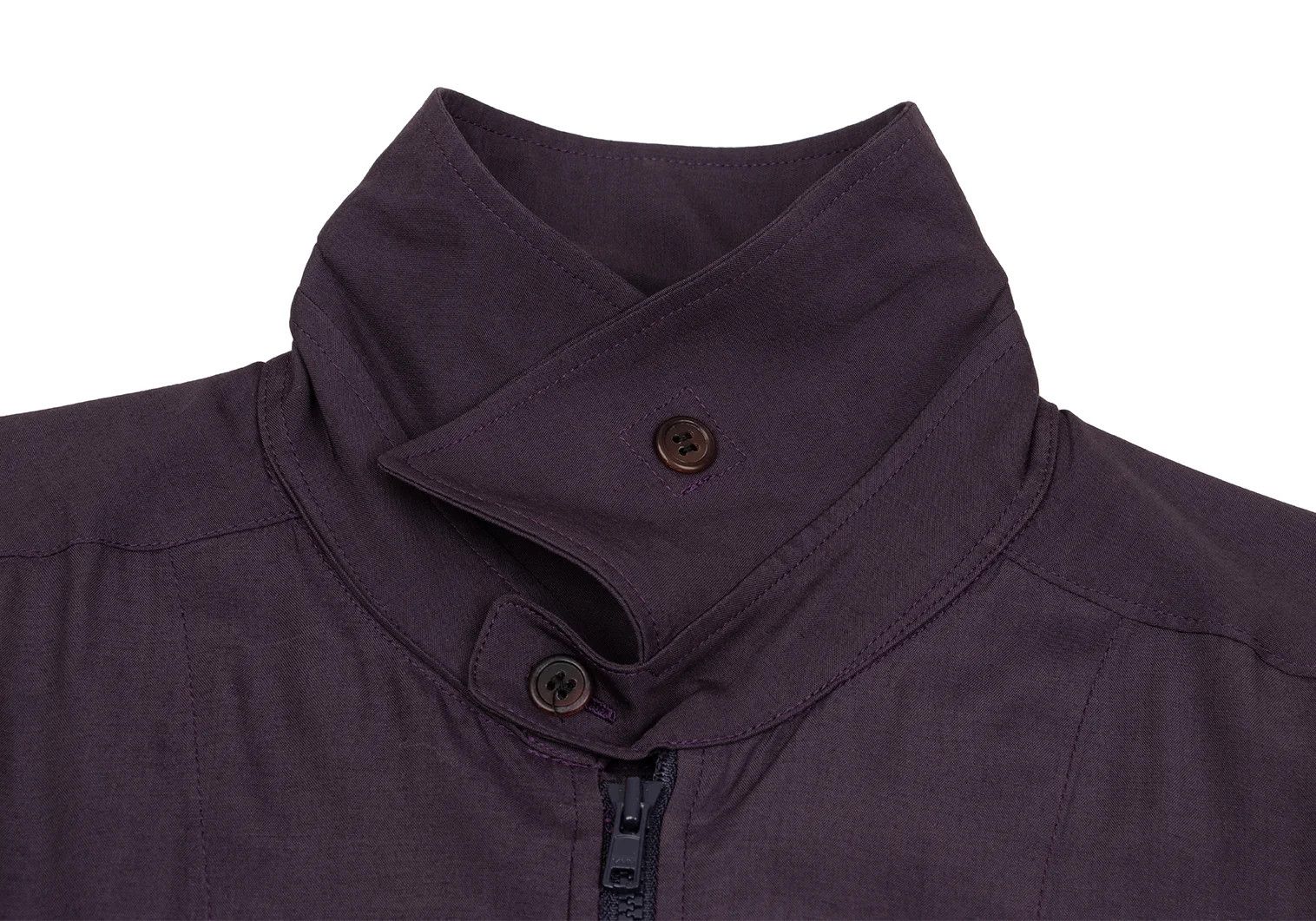 Yohji Yamamoto Yohji Yamamoto Rayon Zip-Up Short Sleeve Shirt Size US M / EU 48-50 / 2 - 6 Thumbnail