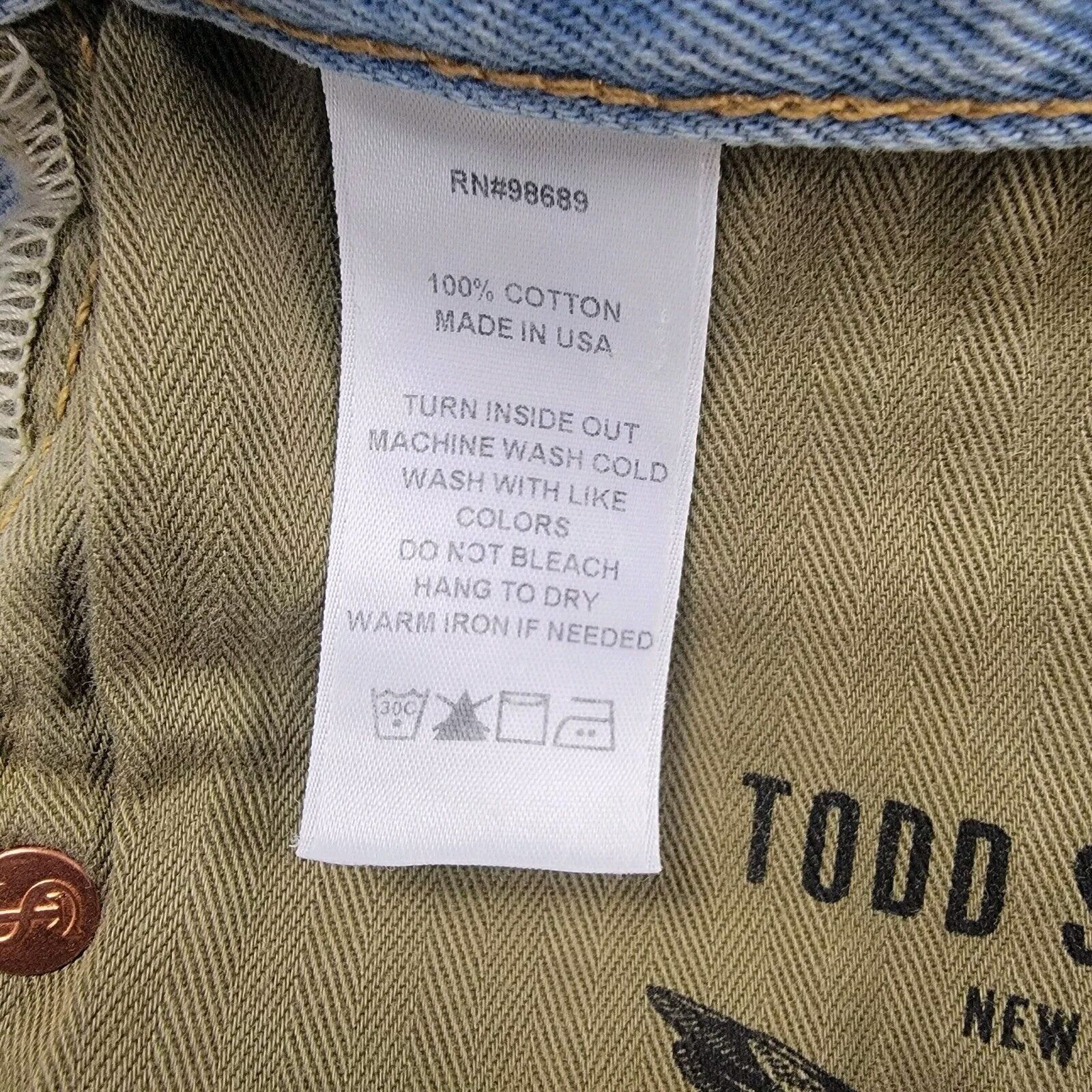 Todd Snyder Todd Snyder Slim Fit Upcycle Patched Selvedge Jeans Size US 34 / EU 50 - 6 Thumbnail