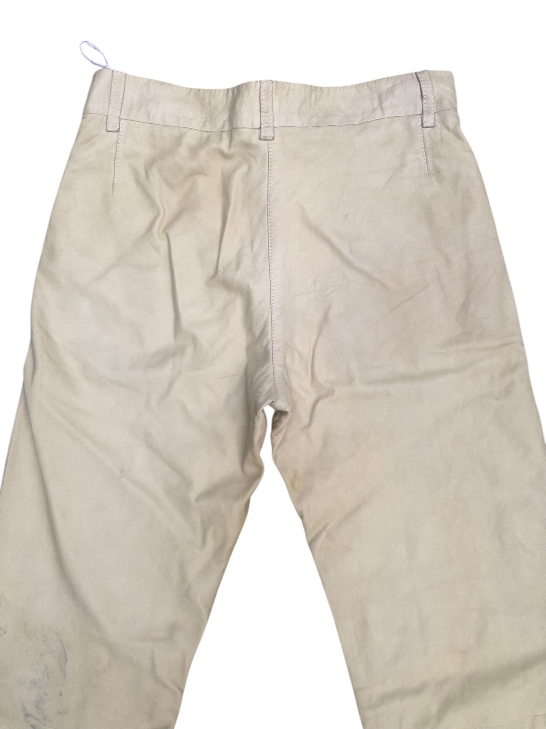 Jil Sander 🔥💯JILSANDER Designer Leather Pants Size 34 Size 34" / US 12 / IT 48 - 5 Thumbnail