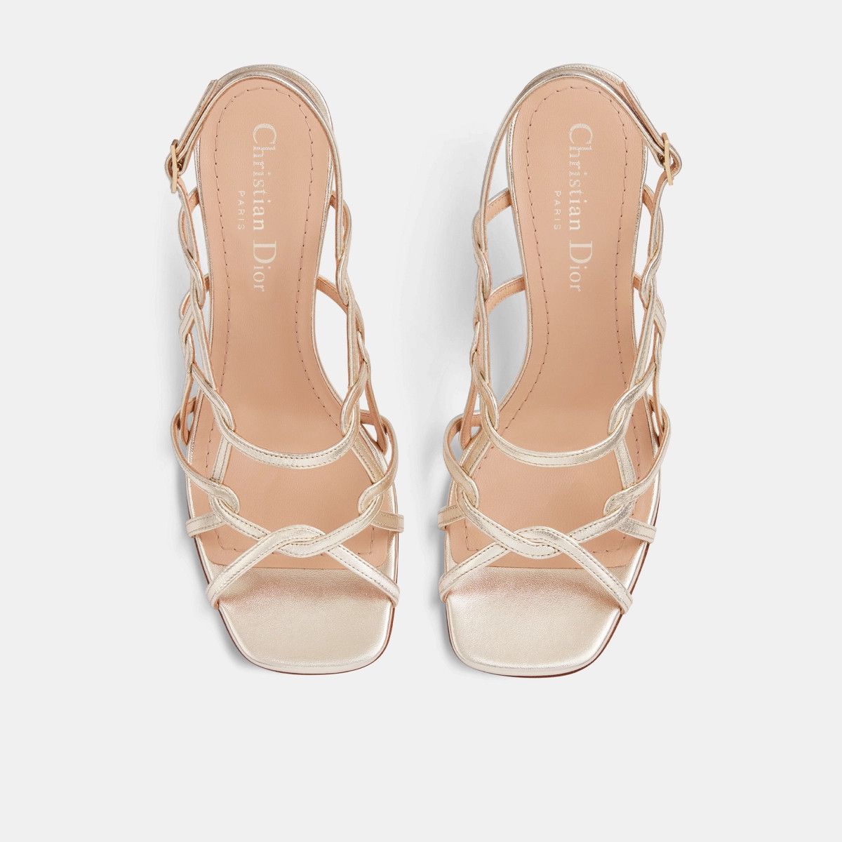 o1bcso1str0524 Heeled Sandals in Golden