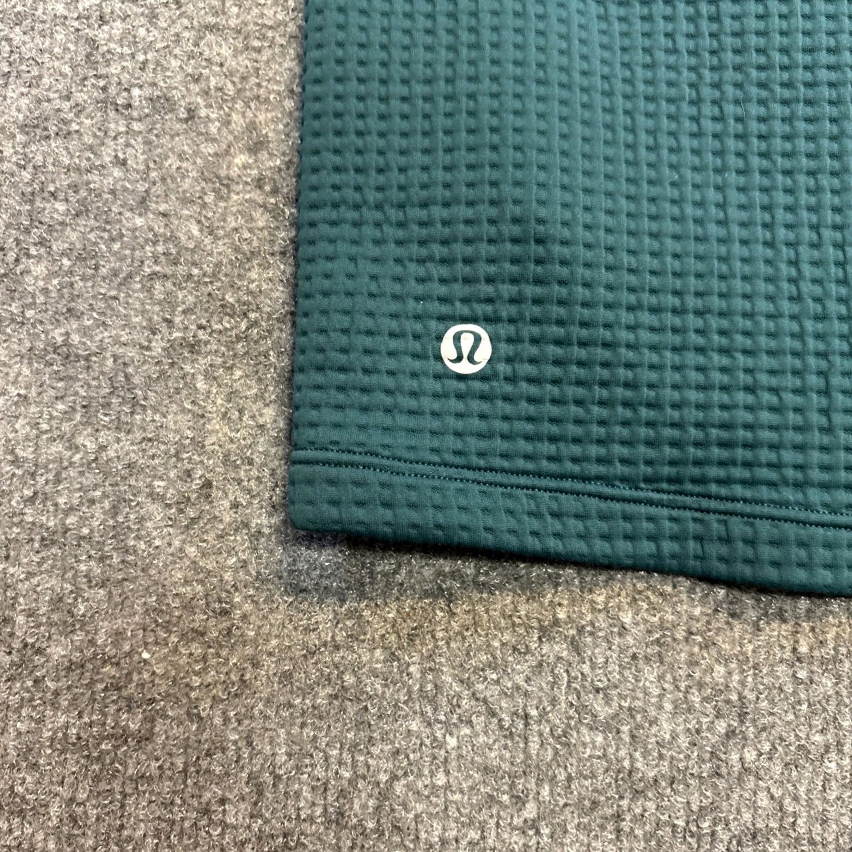 Lululemon Lululemon Waffle Knit Funnel Neck Long Sleeve Shirt Green Teal Size 2 Thermal Pullover Womens Size XS / US 0-2 / IT 36-38 - 6 Thumbnail