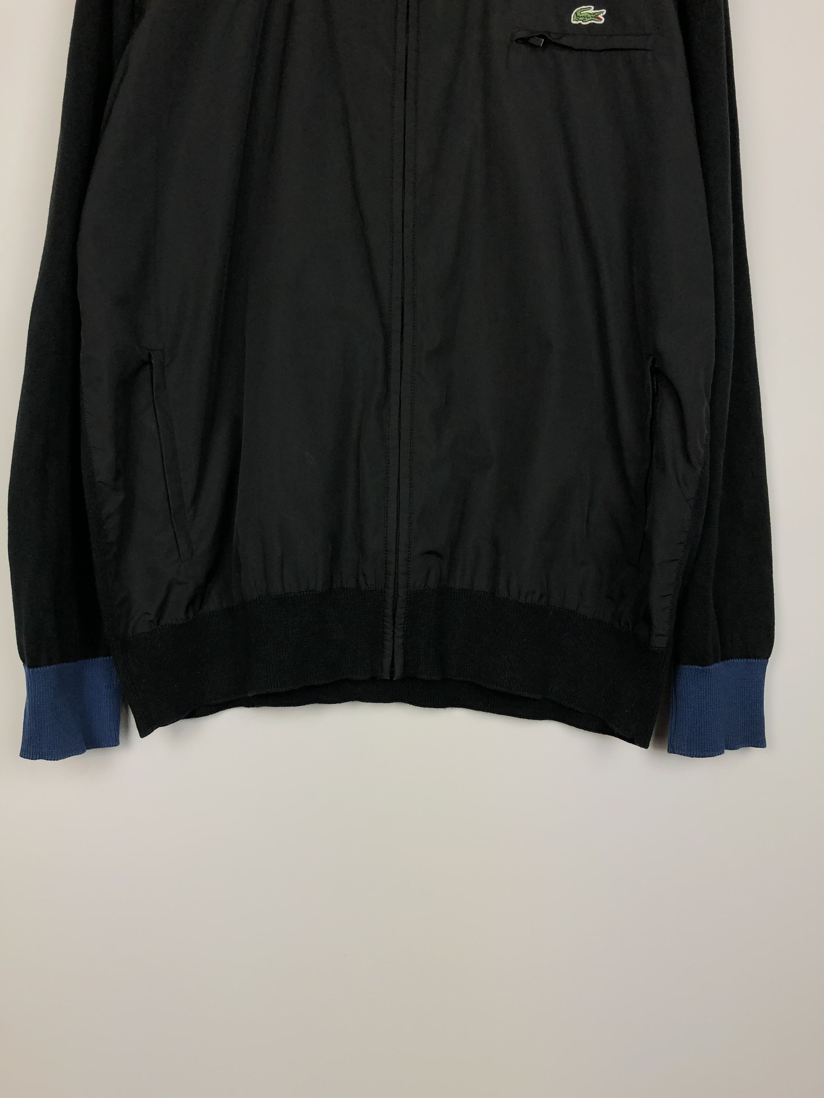 Lacoste Lacoste Vintage Track Zip Jacket Black size 6 (XL) Size US XL / EU 56 / 4 - 4 Thumbnail