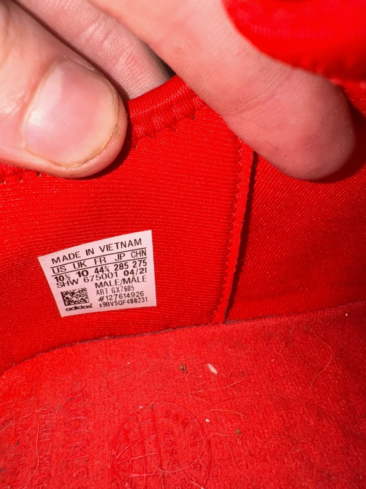 Adidas Red nmd addidas mens 10.5 Size US 10.5 / EU 43-44 - 6 Thumbnail