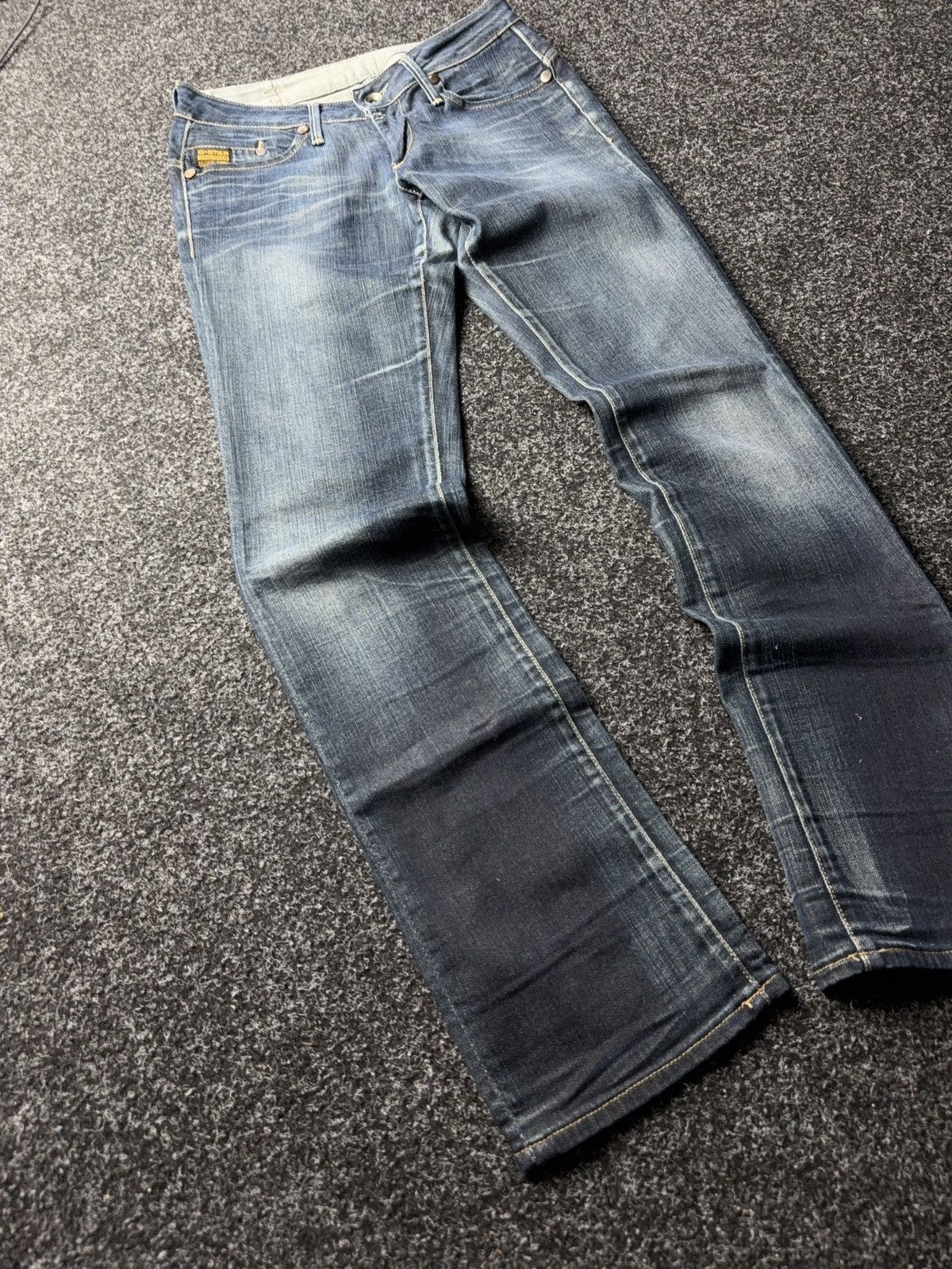 G-Star Retro Y2K 00s G-Star RAW l Vintage Distressed Denim Jeans Size 28" / US 6 / IT 42 - 2 Thumbnail