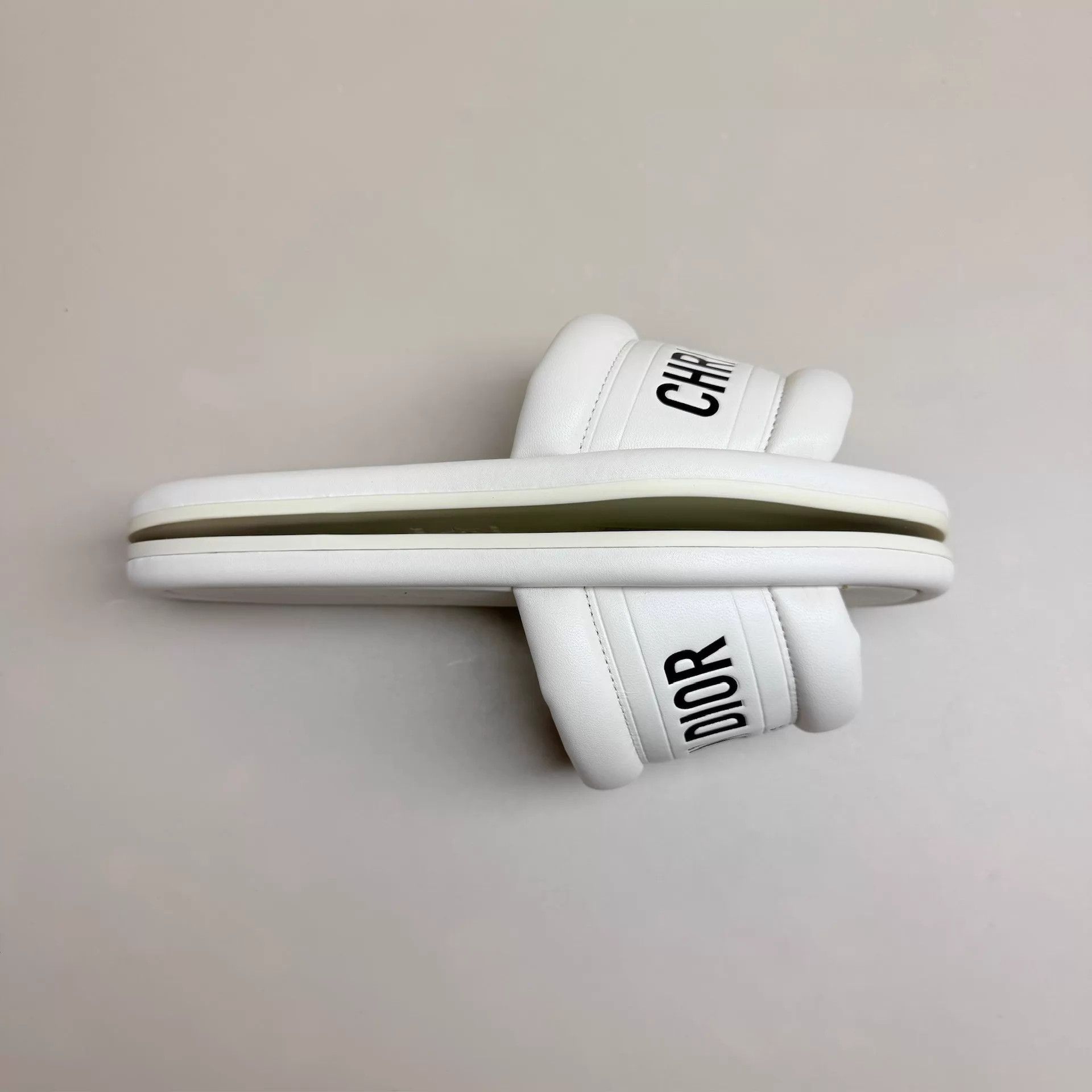 Dior Dior Black & White Logo Slippers 36.5 New Unworn Size US 6 / IT 36 - 5 Thumbnail