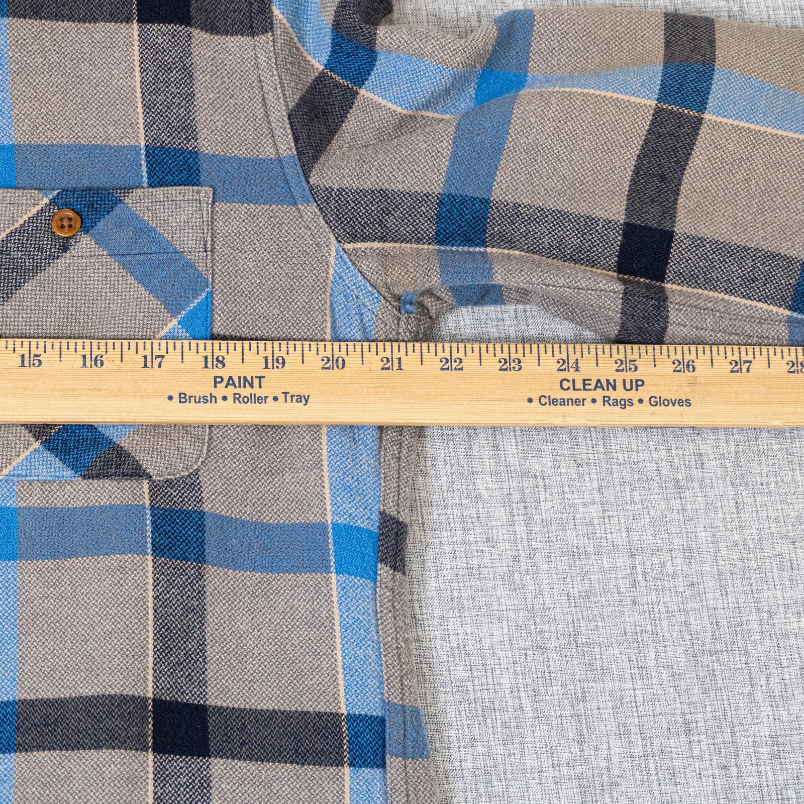 Wallace & Barnes Wallace & Barnes J.Crew Workwear Flannel Shirt Gray plaid M Size US M / EU 48-50 / 2 - 8 Thumbnail