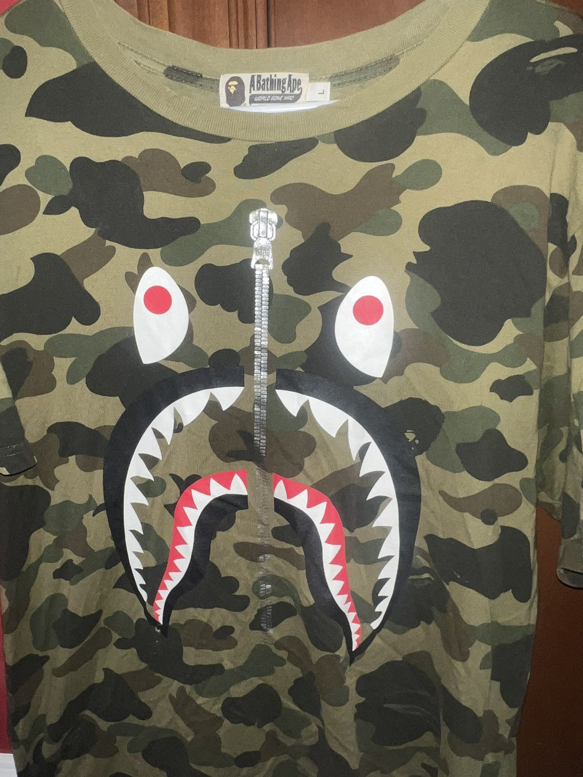Bape BAPE ABC GREEN CAMO SHIRT Size US L / EU 52-54 / 3 - 1 Thumbnail
