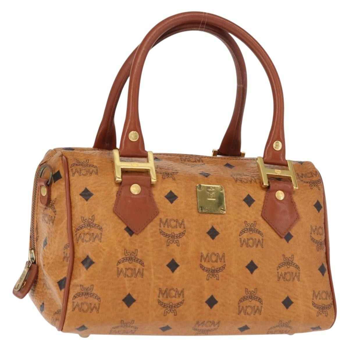 MCM MCM Visetos logogramme Handbag Canvas and Leather Size ONE SIZE - 1 Thumbnail