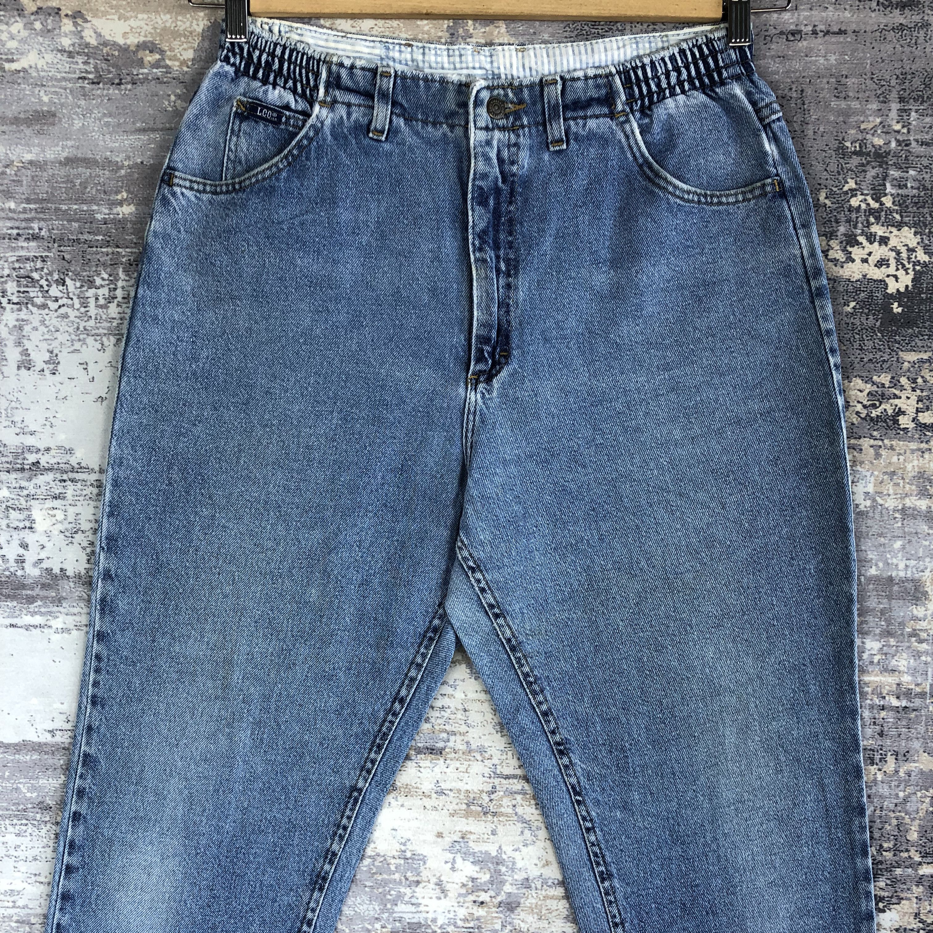 Lee Vintage 90s Lee Sun Faded Jeans Baggy Lee Faded Blue Denim Size US 30 / EU 46 - 3 Thumbnail