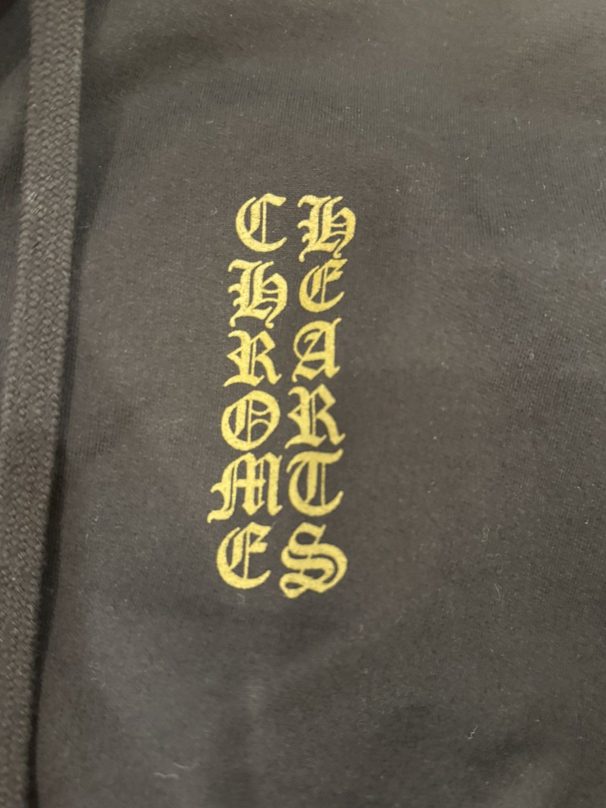 Chrome Hearts Chrome Hearts Black Zip Up Hoodie With Army Green Logo Size US L / EU 52-54 / 3 - 4 Thumbnail