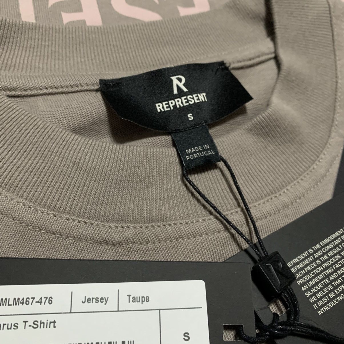 Represent Clo. Represent Small Icarus Taupe Tee Size US S / EU 44-46 / 1 - 6 Thumbnail
