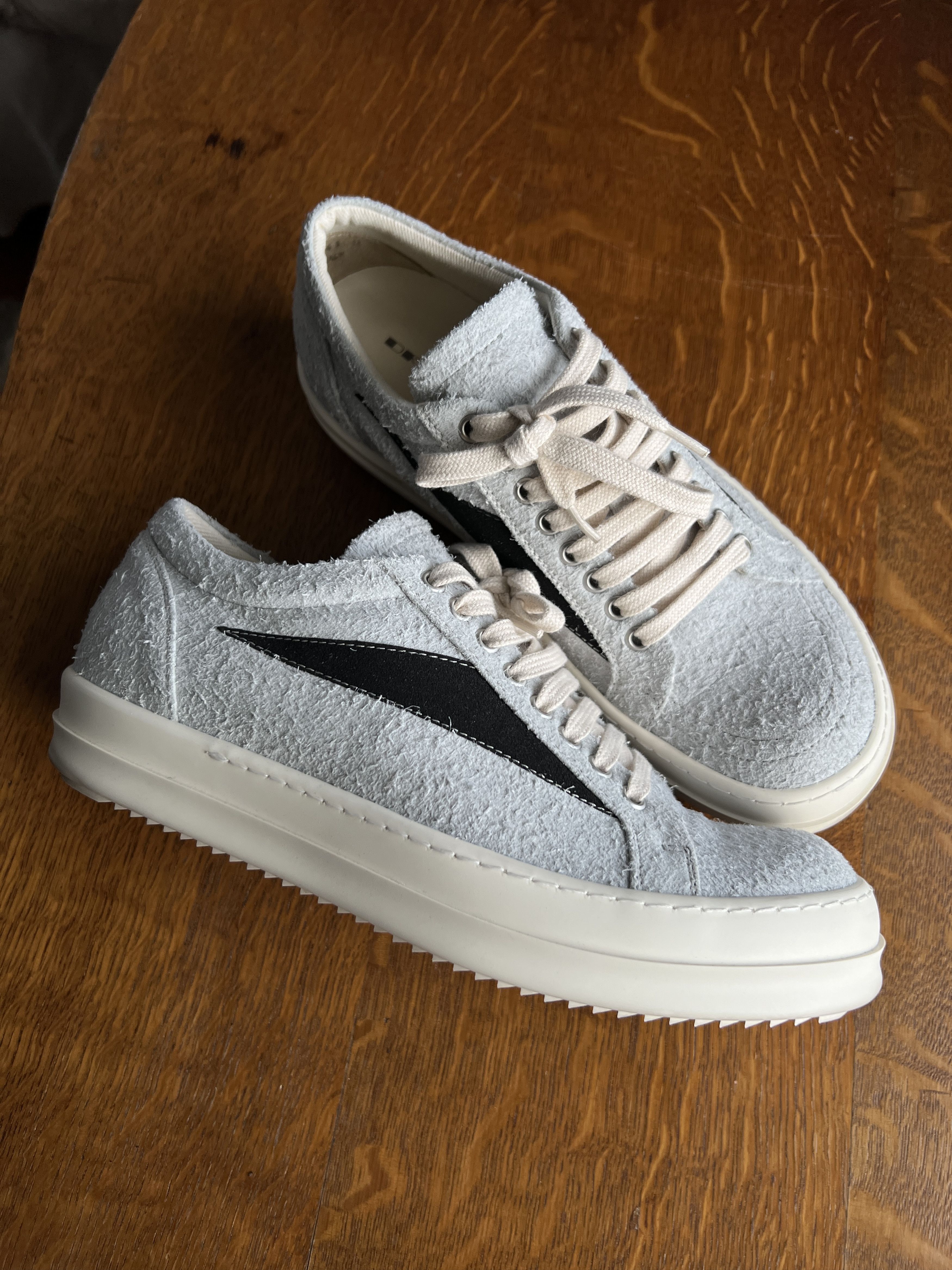 Rick Owens Drkshdw Rick Owens DRKSHDW Vintage Sneakers Oyster (41 