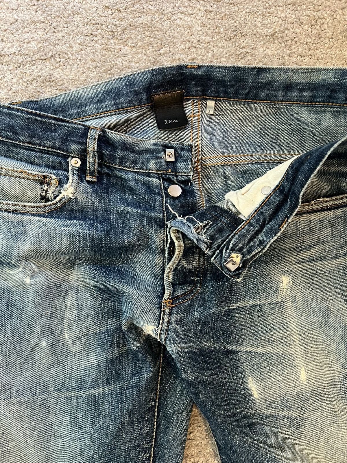 Hedi Slimane Christian Dior Hedi Slimane 2006 Denim (SOLD) Size US 31 - 12 Thumbnail