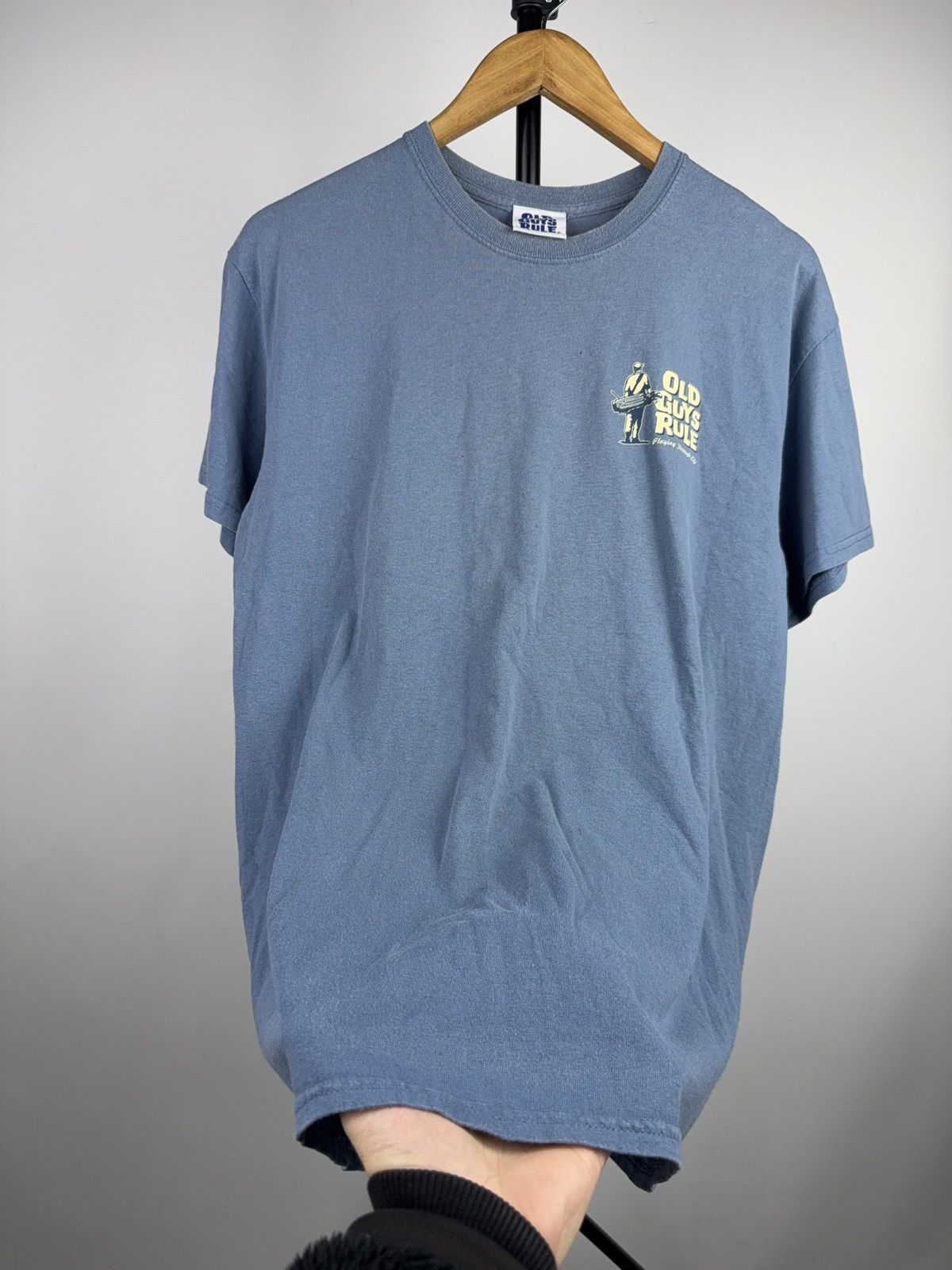 Vintage Vintage 00s Old Guys Rule Golf Graphic T-Shirt Blue Men’s M Size US M / EU 48-50 / 2 - 6 Thumbnail