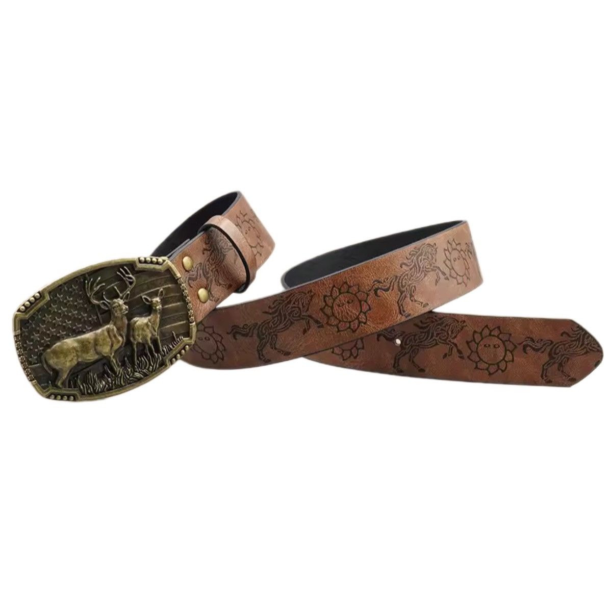 Other Western Cowboy Street Style Belt Size ONE SIZE - 2 Thumbnail