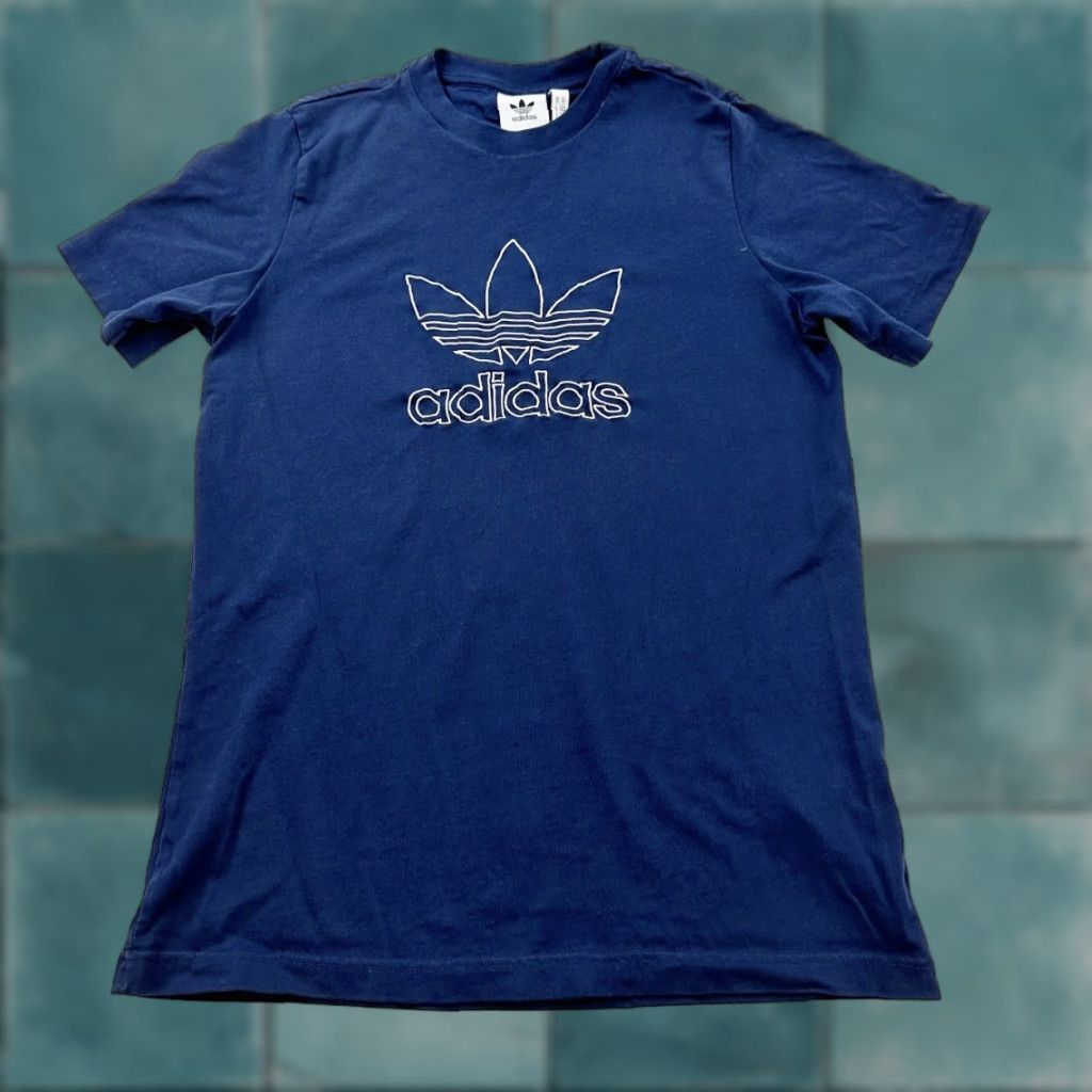 Adidas Adidas Shirt Mens Medium Short Sleeve Big Logo Spell Out Size US M / EU 48-50 / 2 - 1 Thumbnail