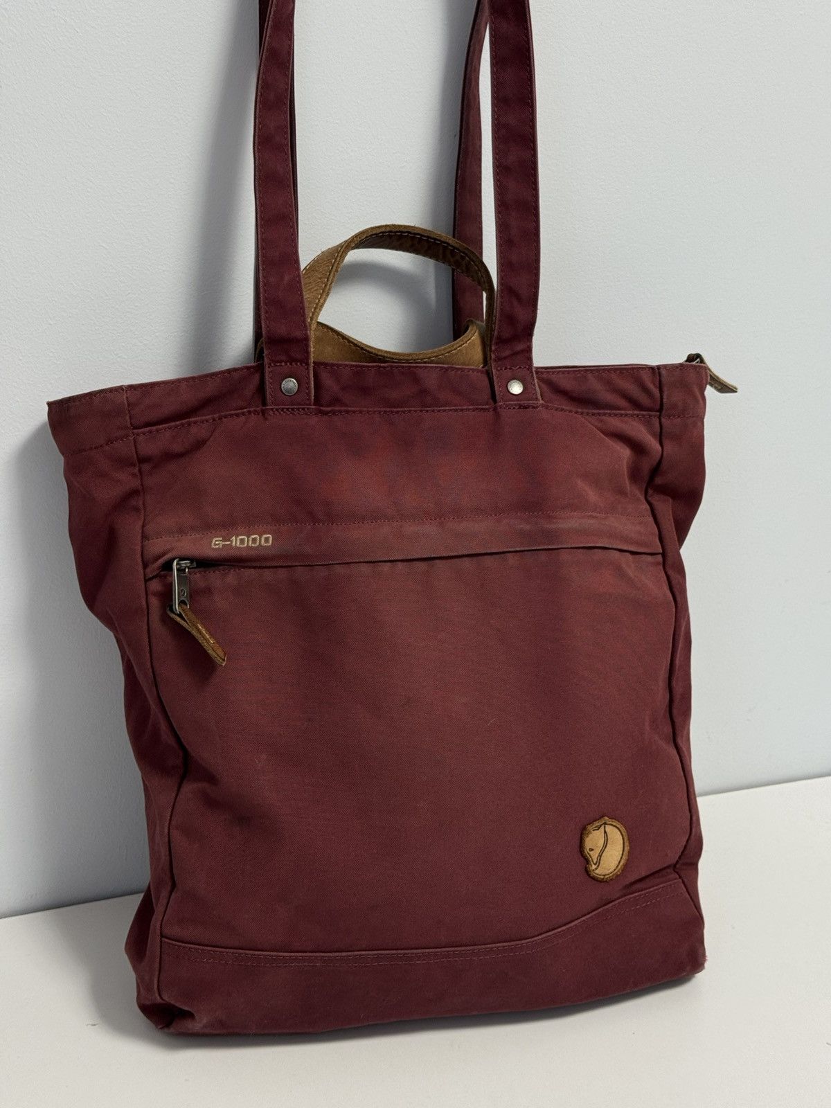 Fjallraven Fjallraven G-1000 Maroon Red Bag Totepack Shoulder Backpack Size ONE SIZE - 2 Thumbnail