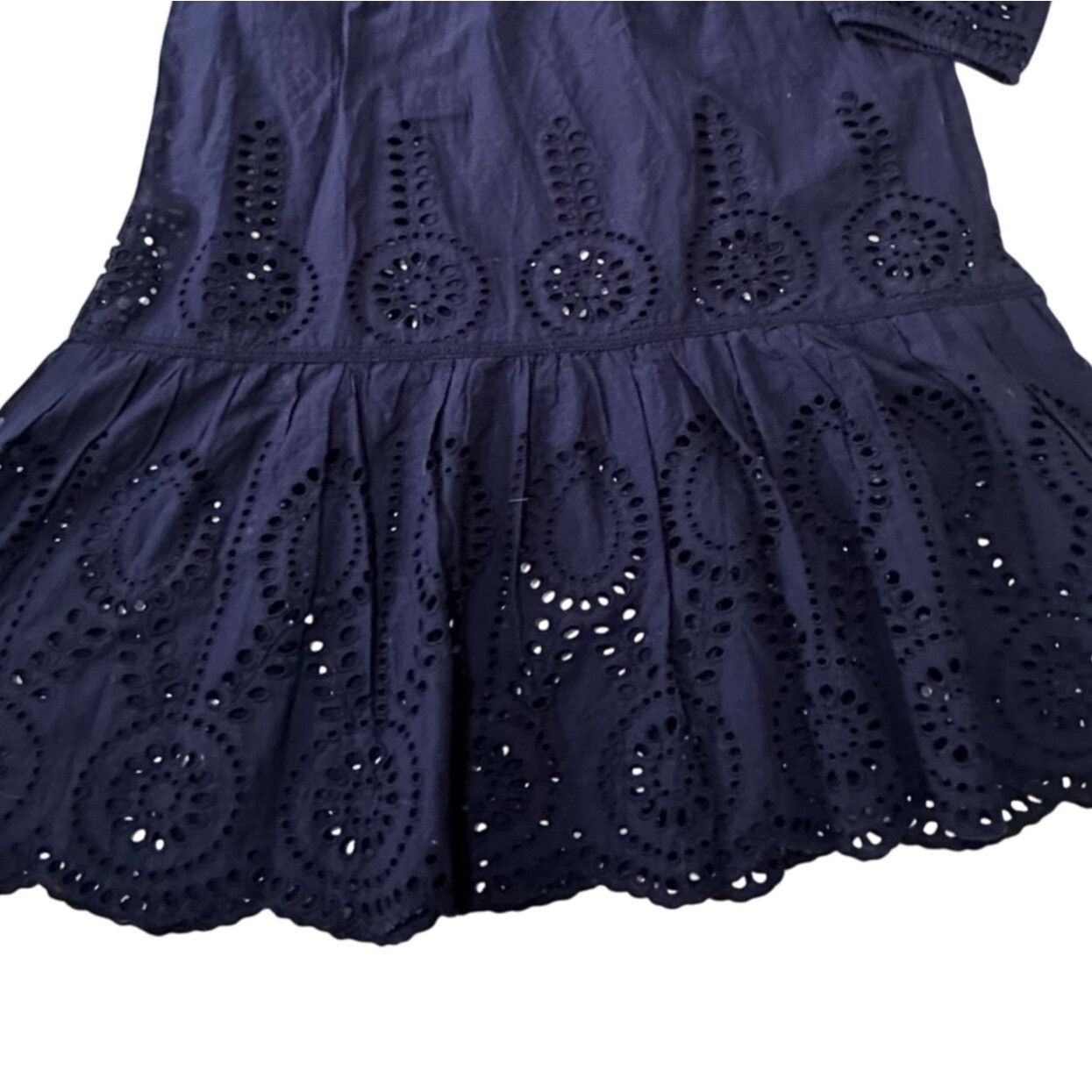 Other Melissa Odabash Ashley Eyelet Cotton Mini Dress, S NWT Size S / US 4 / IT 40 - 13 Thumbnail