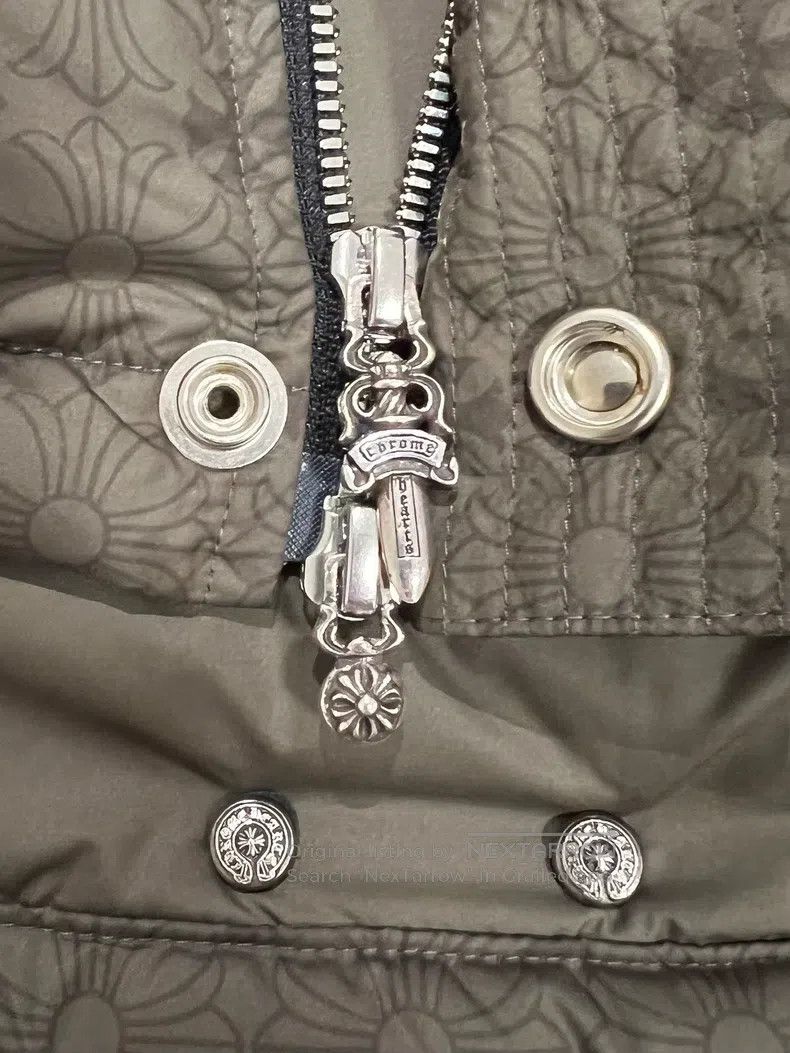 Chrome Hearts CHROME HEARTS Size XL Dark green army green dark striped do Size US XL / EU 56 / 4 - 6 Thumbnail