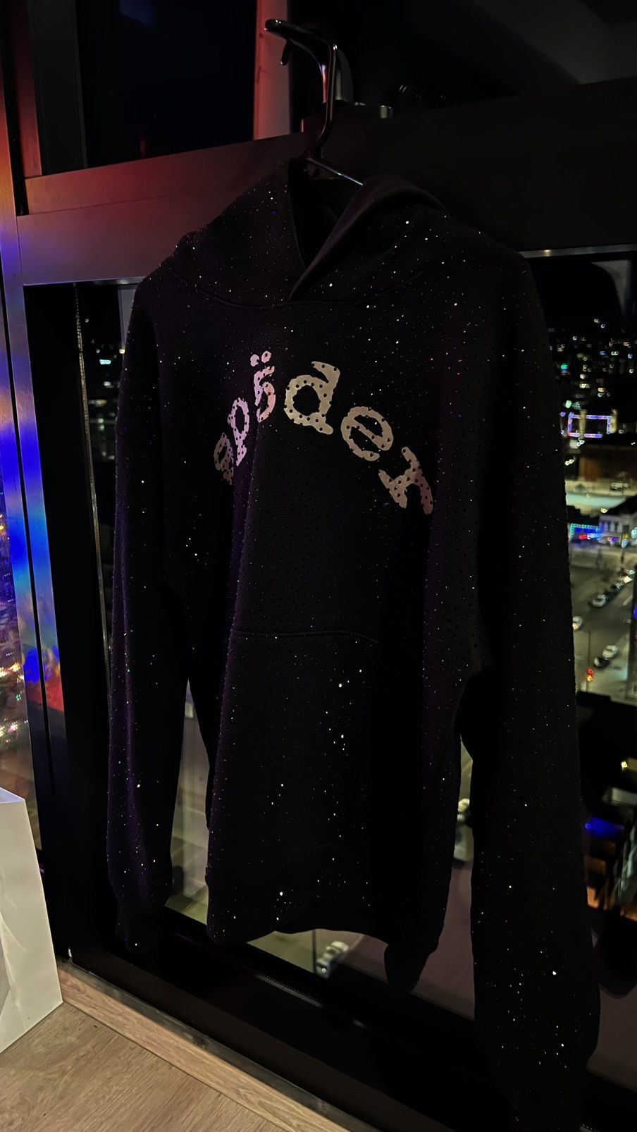 Sp5der Black Sp5der VVS Rhinestone Hoodie Size US M / EU 48-50 / 2 - 3 Thumbnail