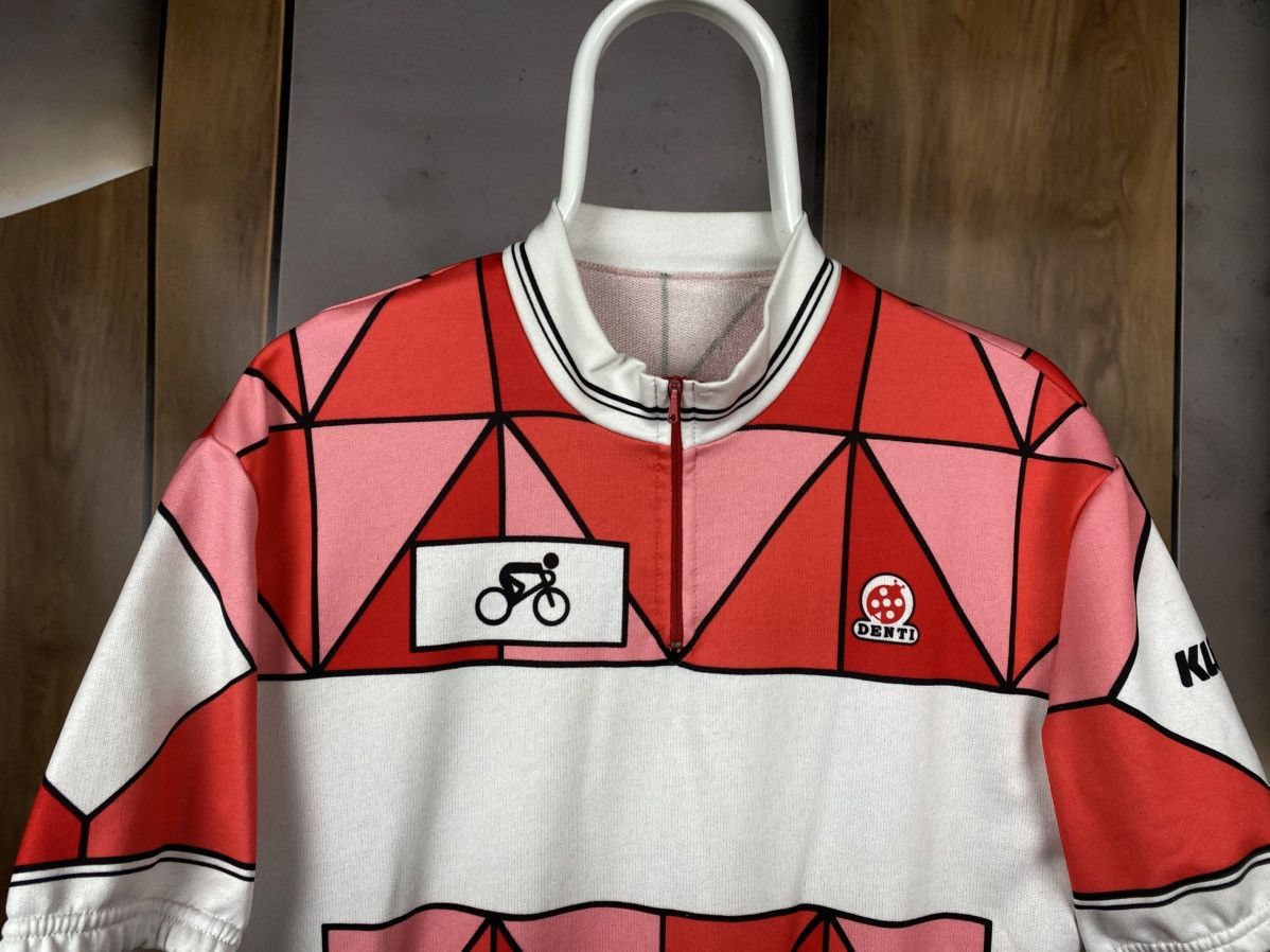 Vintage 🏁Polo T-Shirt Denti Racing Bicycle Sport Tee🏁 Size US M / EU 48-50 / 2 - 4 Thumbnail
