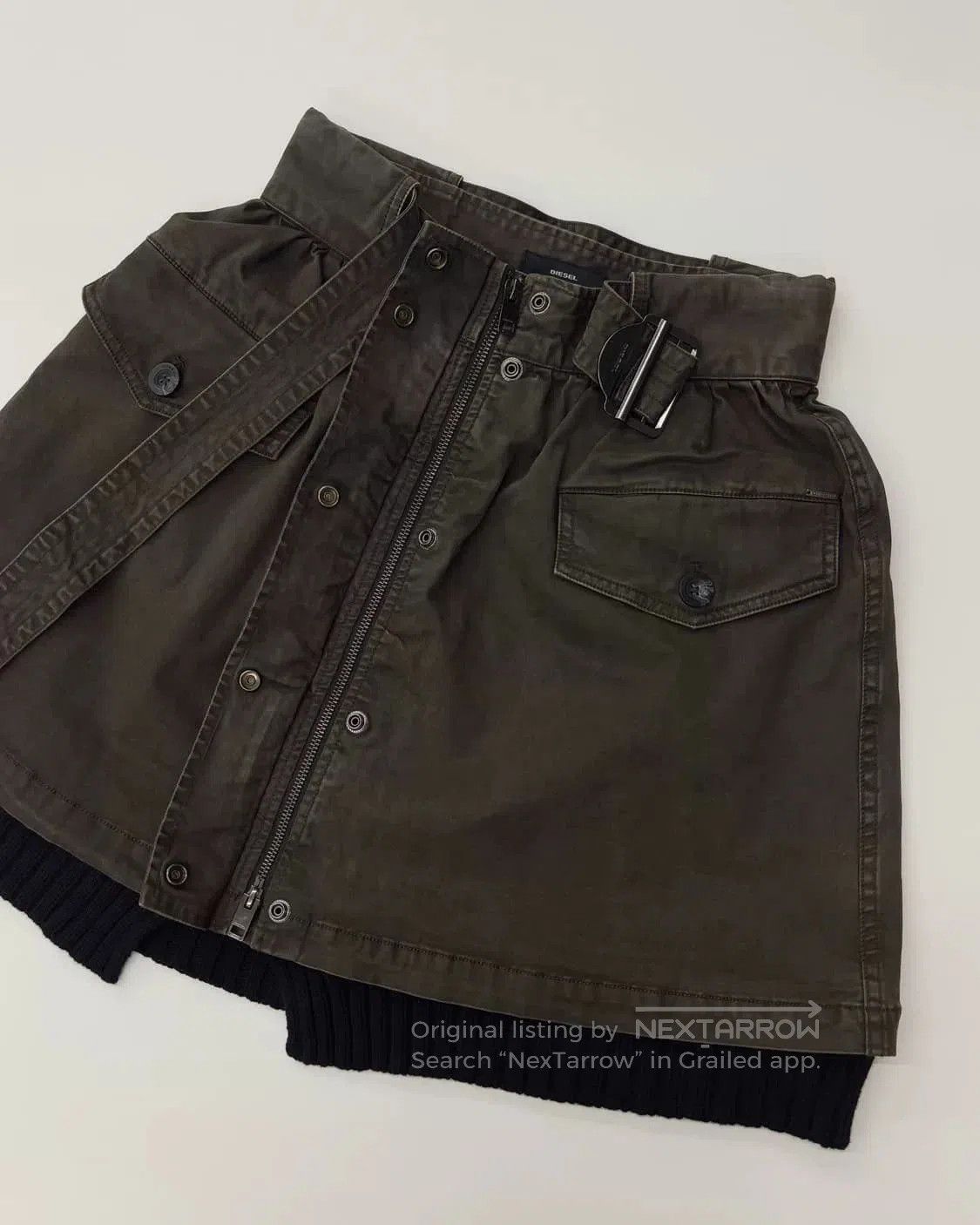 Diesel Diesel Vintage Denim Utility Skirt. Size 34" / US 12 / IT 48 - 3 Thumbnail