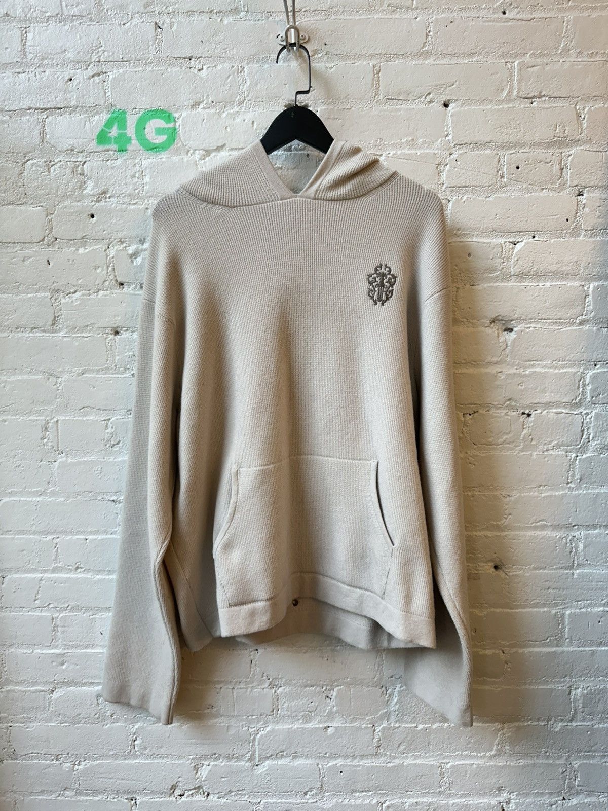 Chrome Hearts CHROME HEARTS THERMAL EMBROIDERED HOODIE Size US L / EU 52-54 / 3 - 1 Thumbnail