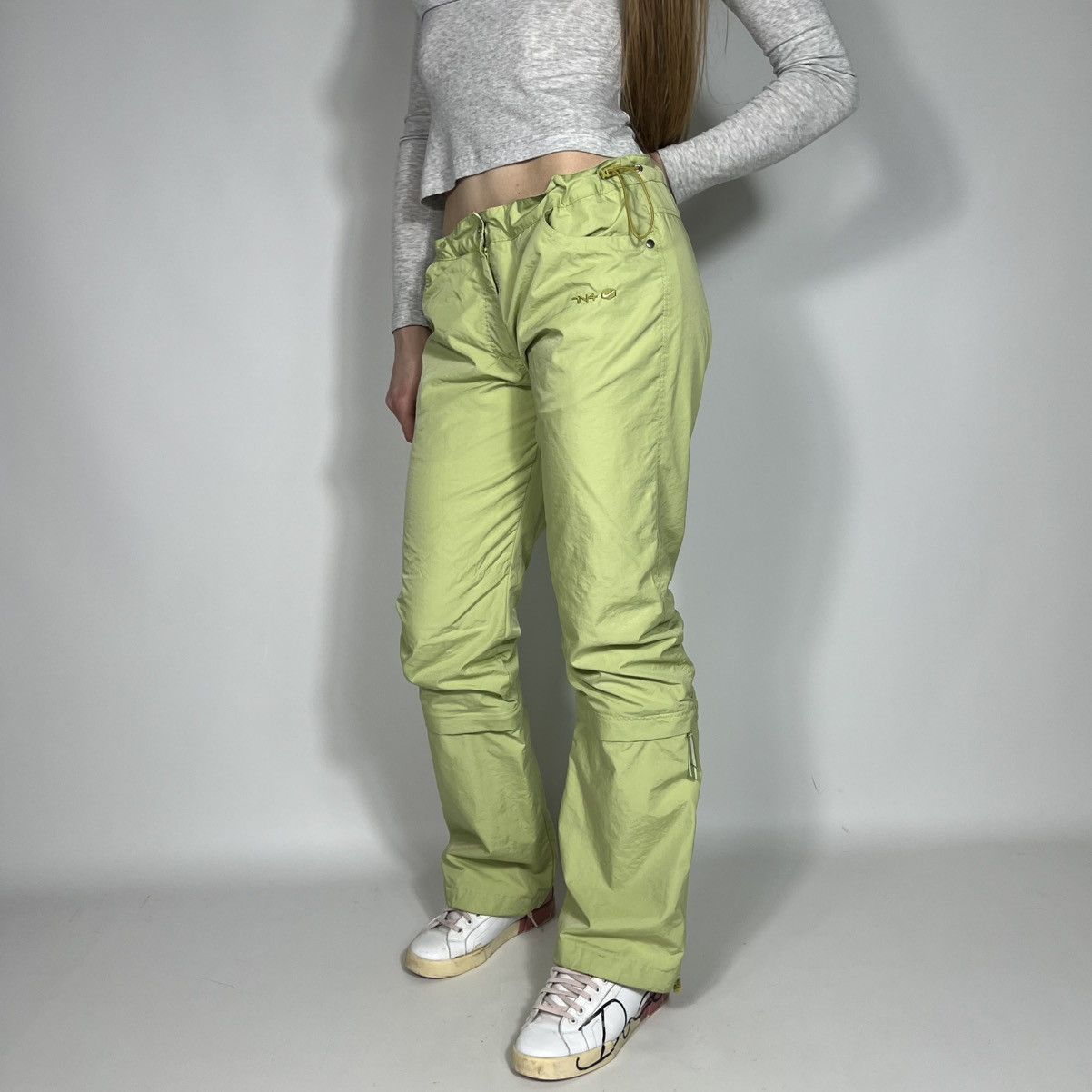 Nike Vintage 90s Nike TN Swoosh Logo Transformer 2in1 Pants Size 28" / US 6 / IT 42 - 2 Thumbnail