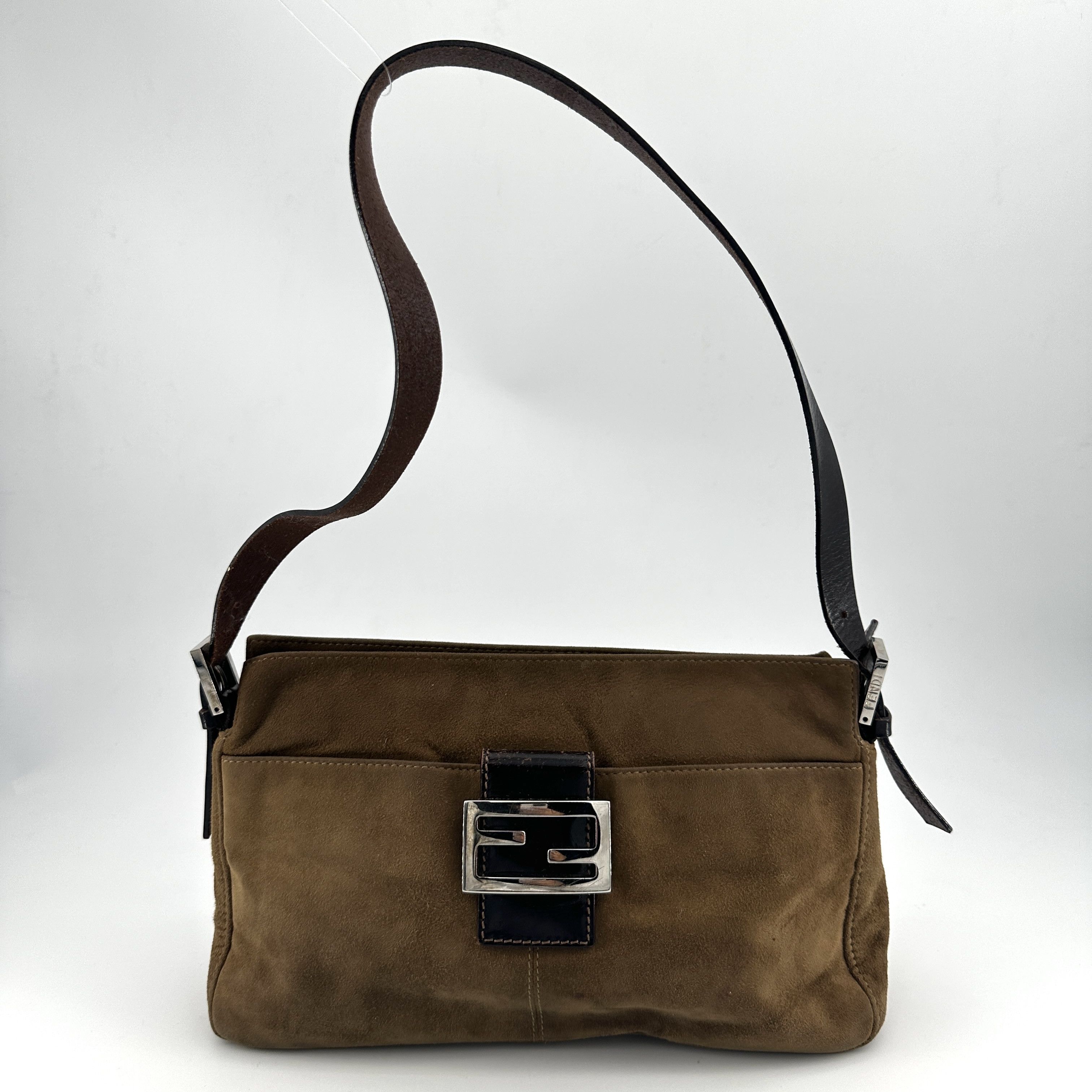 Fendi Fendi shoulder bag brown suede Size ONE SIZE - 1 Thumbnail