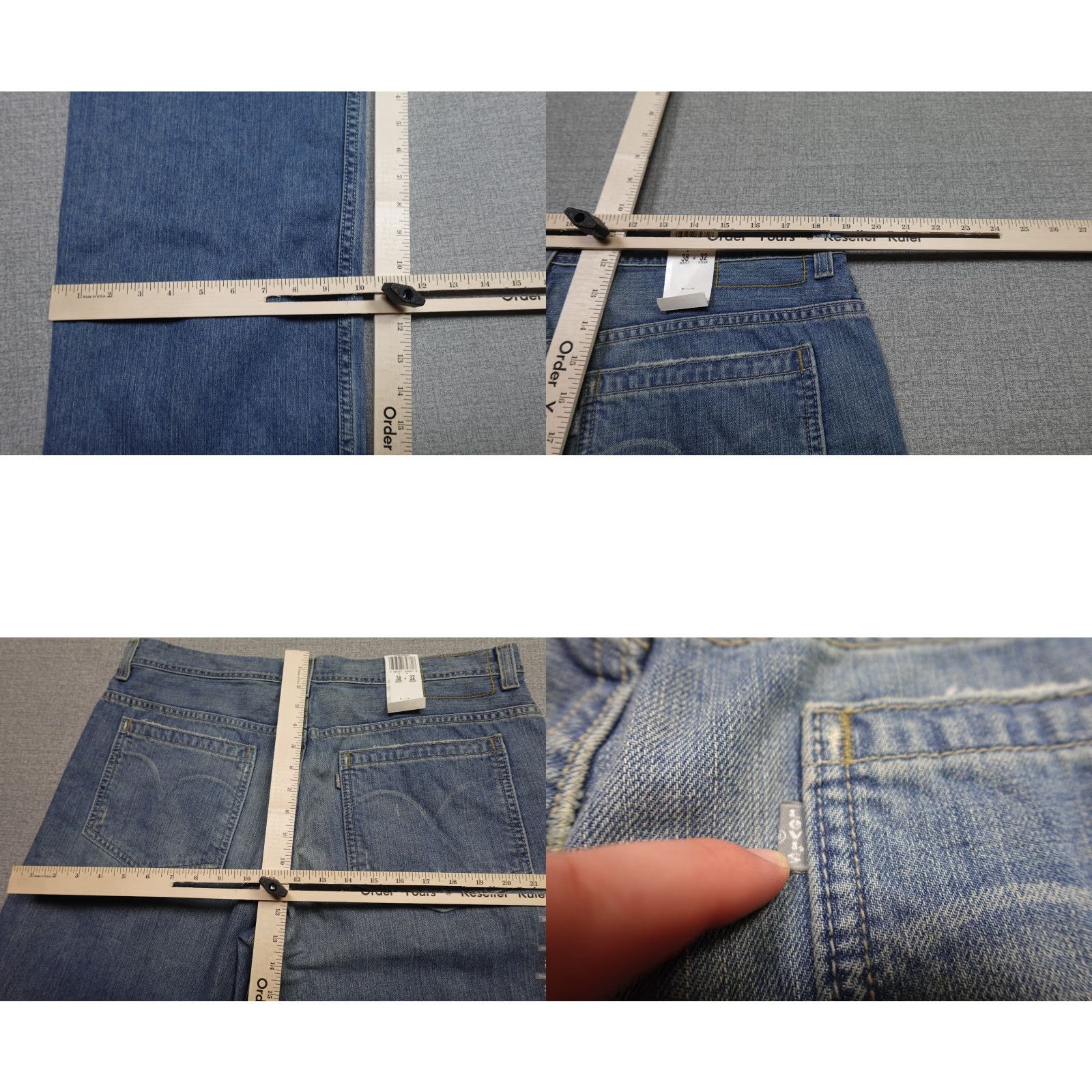 Levi's Vintage Levi's Silvertab Jeans Mens 38x32 Blue Baggy Wide-Leg Light Wash NWT Levi's Jeans Mens 38 32 Blue Baggy Wide-Leg Light Wash NWT Size US 38 / EU 54 - 8 Thumbnail