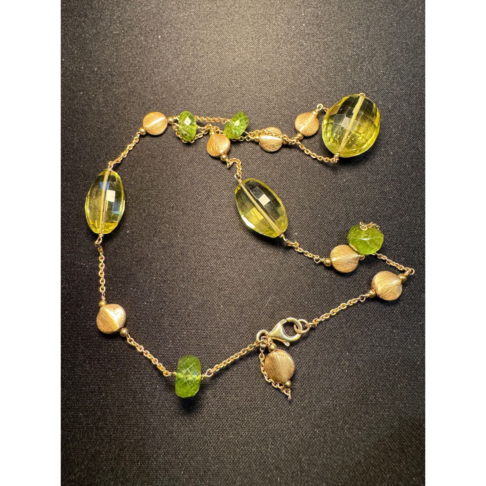 Other 925 Sterling Silver Vermeil 18in Glass Bead Necklace Size ONE SIZE - 2 Thumbnail