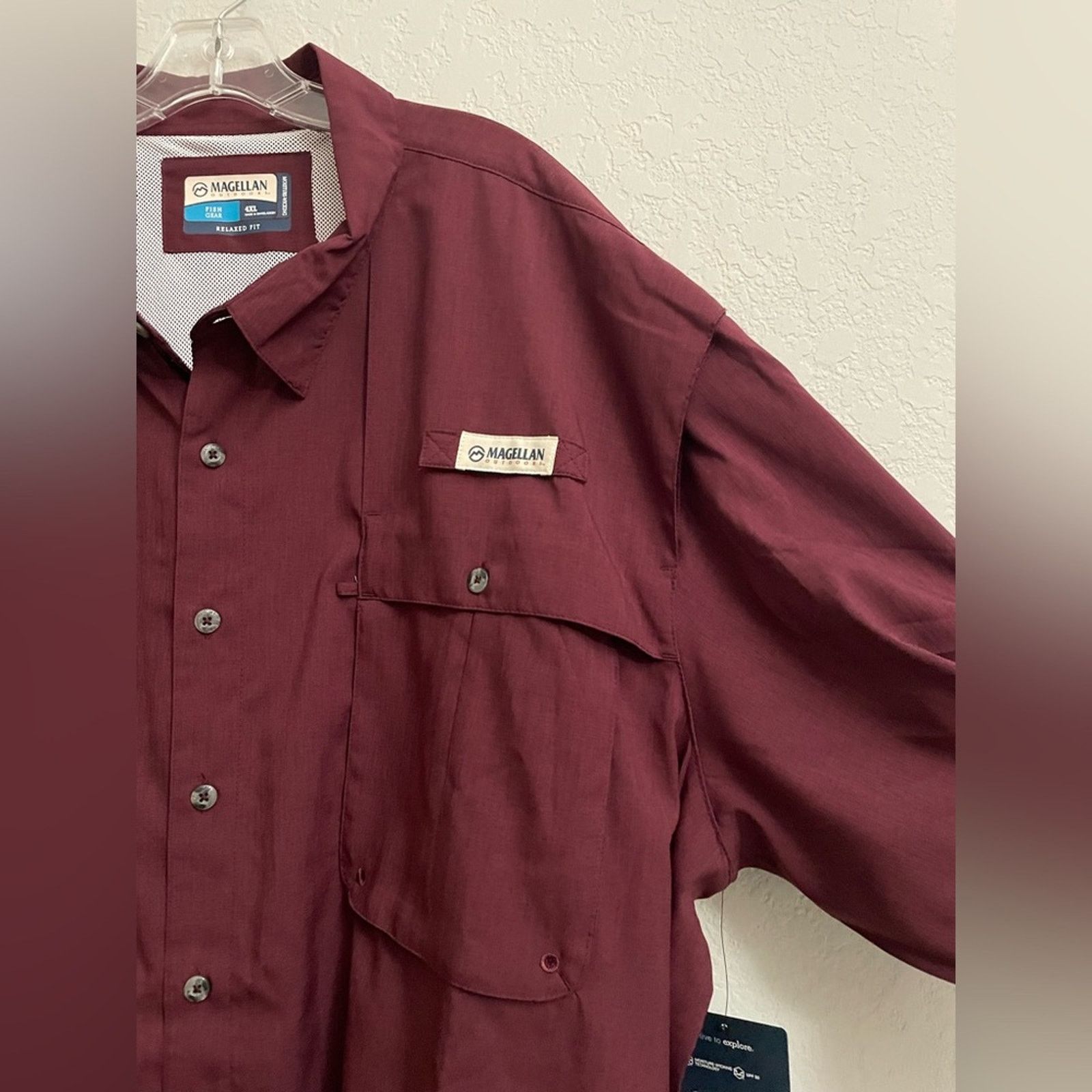 Other Magellan Fish Gear Aransas Pass Heather Long Sleeve Men 4XL Size US XXL / EU 58 / 5 - 2 Thumbnail