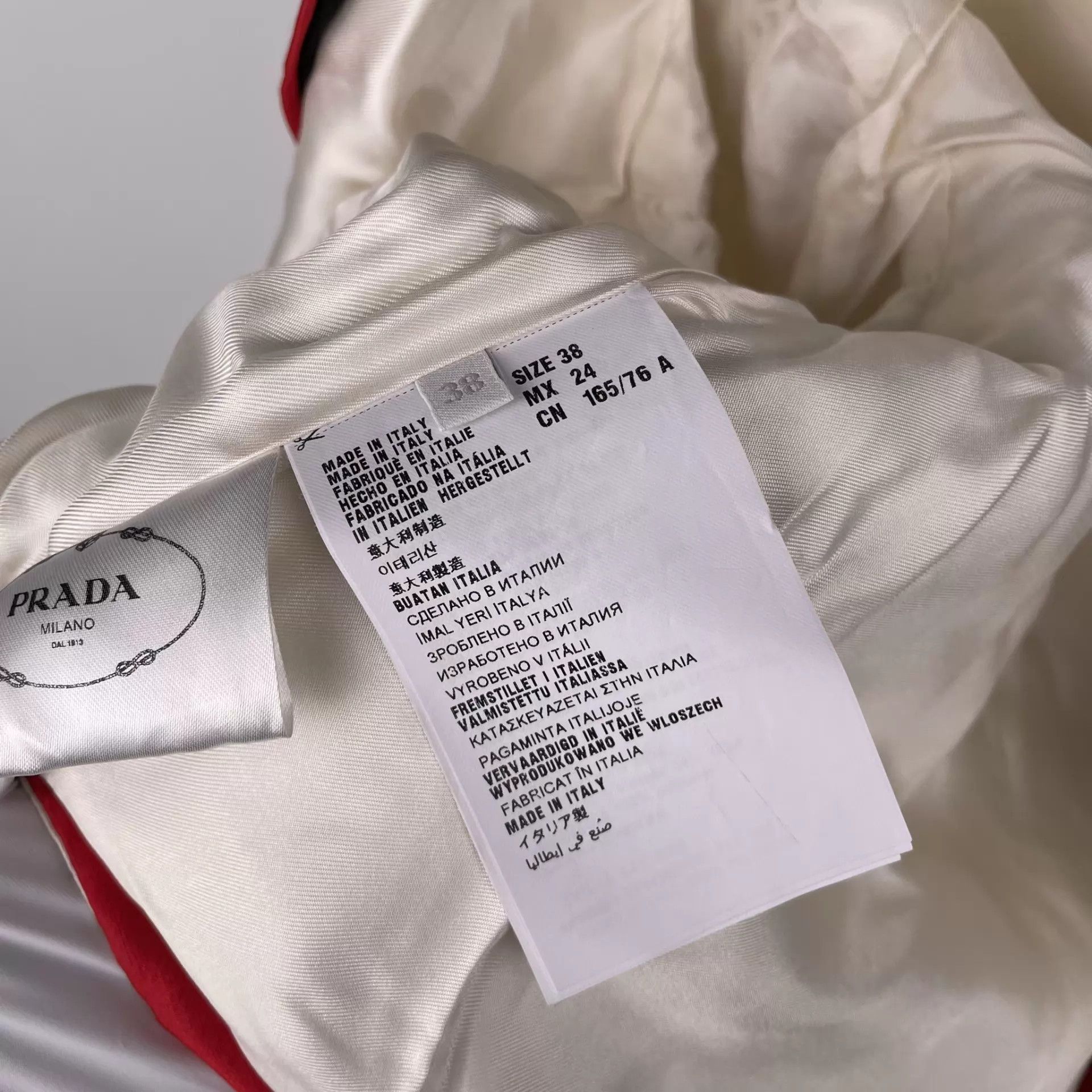 Prada Prada Cotton White Jacket 38 Size XS / US 0-2 / IT 36-38 - 5 Thumbnail