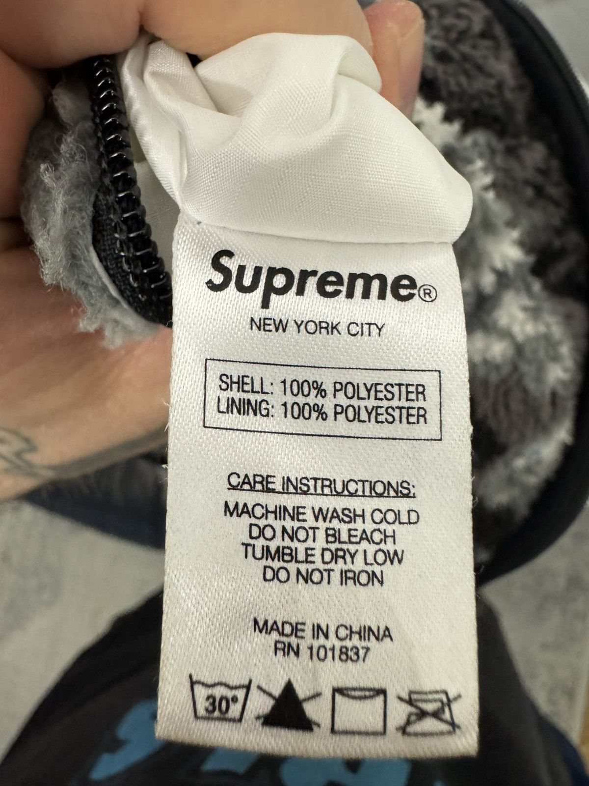 Supreme FW16 Supreme Roses Sherpa Fleece Reversible Jacket Archive Size US XL / EU 56 / 4 - 5 Thumbnail
