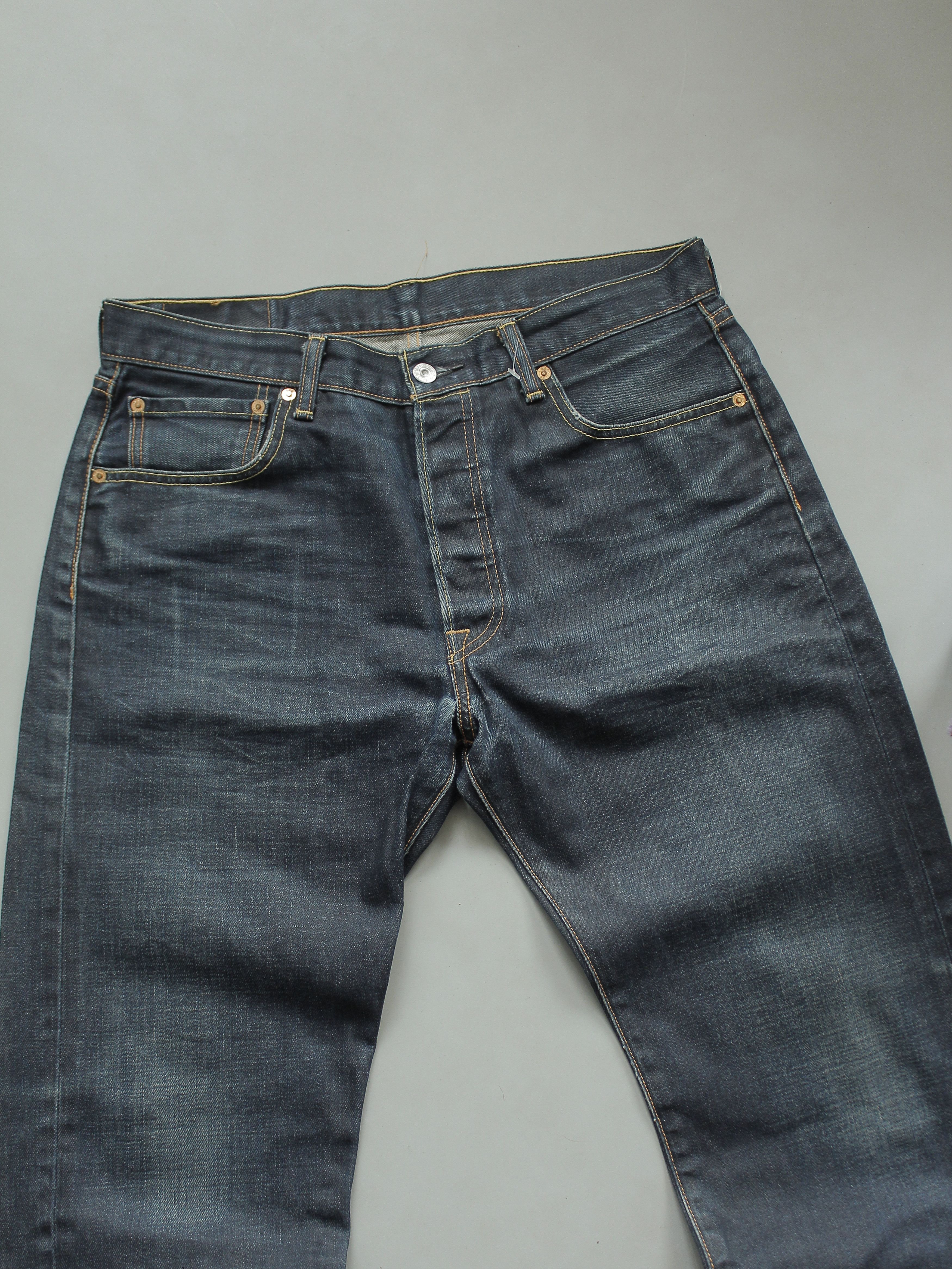 Levi's Levis 501 denim jeans mens 34 / 30 Levi's straight fit Size US 34 / EU 50 - 3 Thumbnail