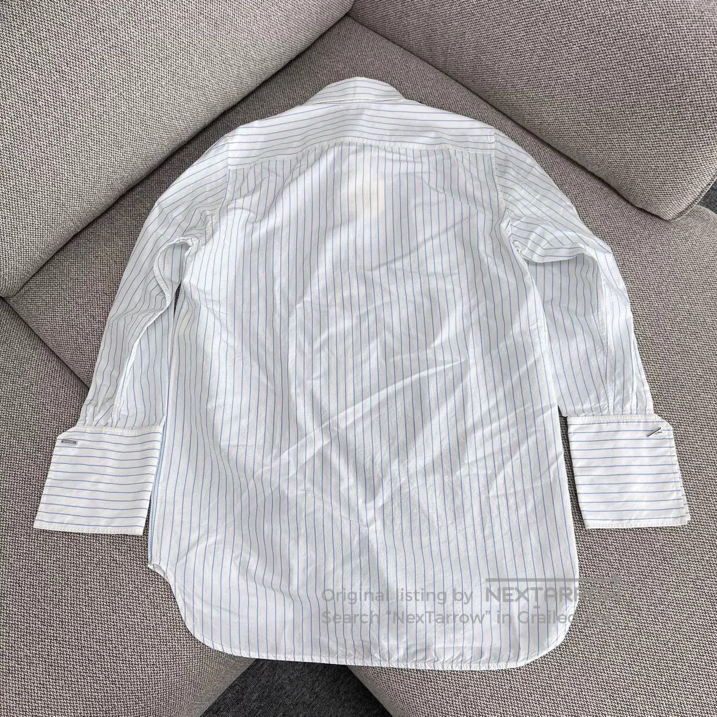 Louis Vuitton Louis Vuitton Silk Striped Mid. Size XXS / US 00 / IT 34 - 2 Thumbnail