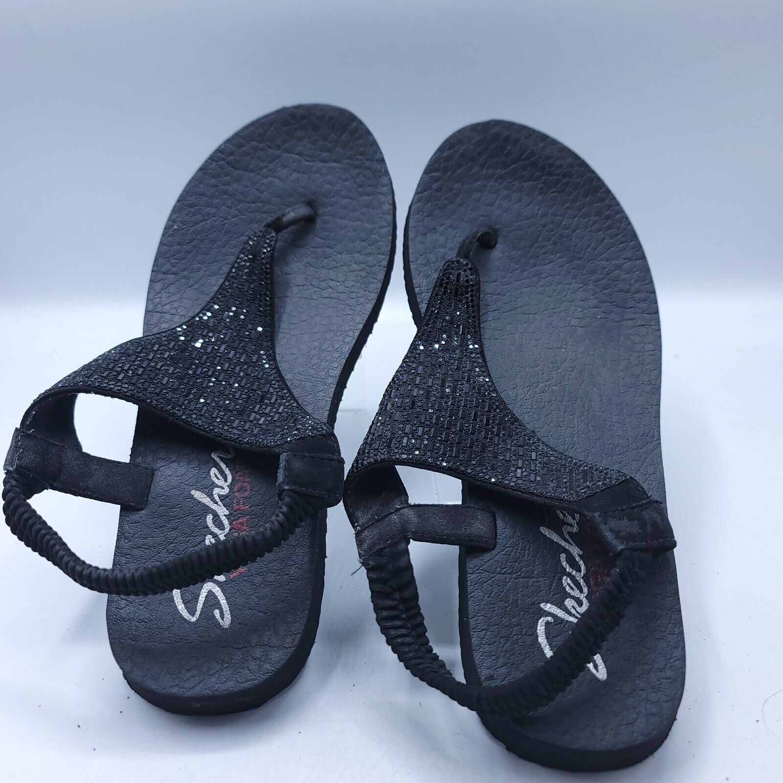 SKECHERS Skechers Meditation Rock Crown Womens Size 7 31590 Black Size US 7 / IT 37 - 4 Thumbnail