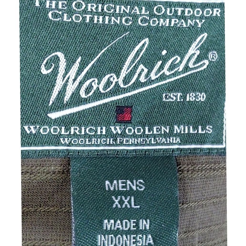 Vintage Woolrich Button-Up Shirt XXL Brown Solid Knit Long Sleeve Mens Size US S / EU 44-46 / 1 - 5 Thumbnail