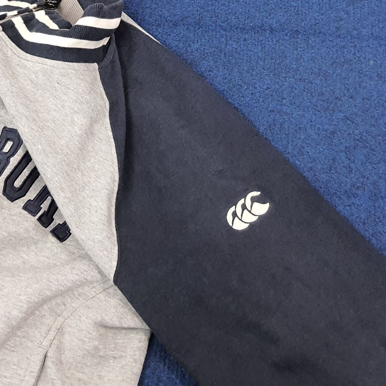 Canterbury of New Zealand Vintage Canterbury Spell Out Raglan Zip Sweatshirt C271N15 Size US L / EU 52-54 / 3 - 3 Thumbnail