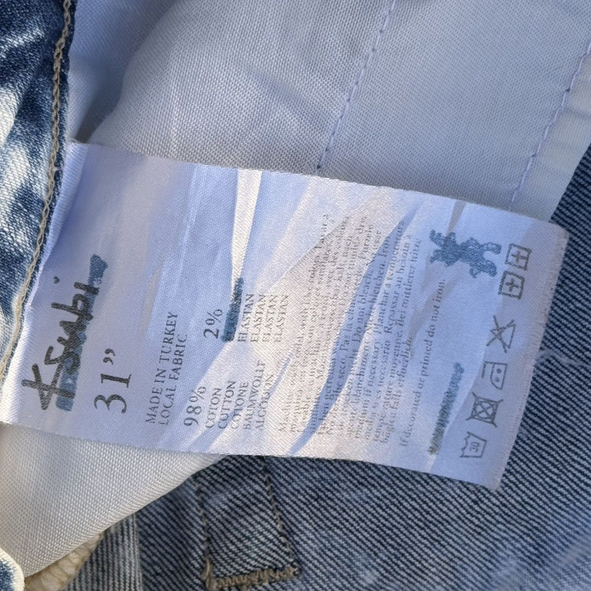 Ksubi Ksubi Van Winkle Acid Wash Jeans Size US 31 - 8 Thumbnail