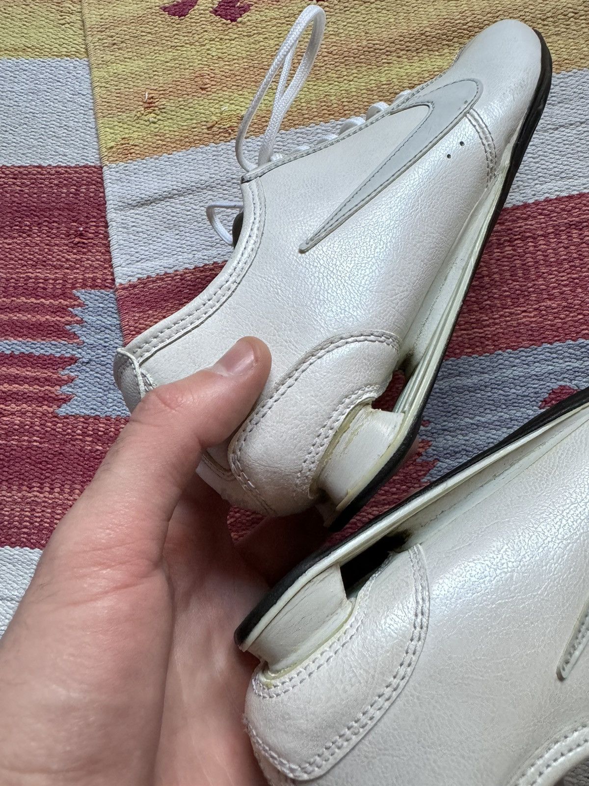 Vintage Vintage 2009 Nike Shox Japanese y2k Leather Sneakers Size US 7 / IT 37 - 7 Thumbnail