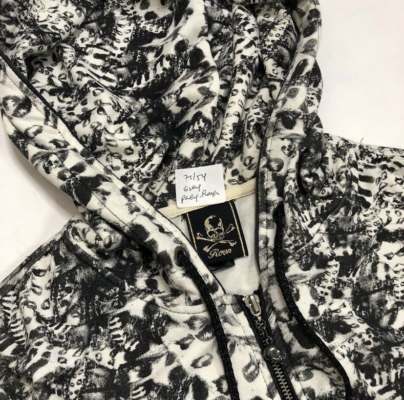 Hysteric Glamour × Japanese Brand × semanticdesign Roen Skull light jacket black and white retro punk Size US M / EU 48-50 / 2 - 5 Thumbnail