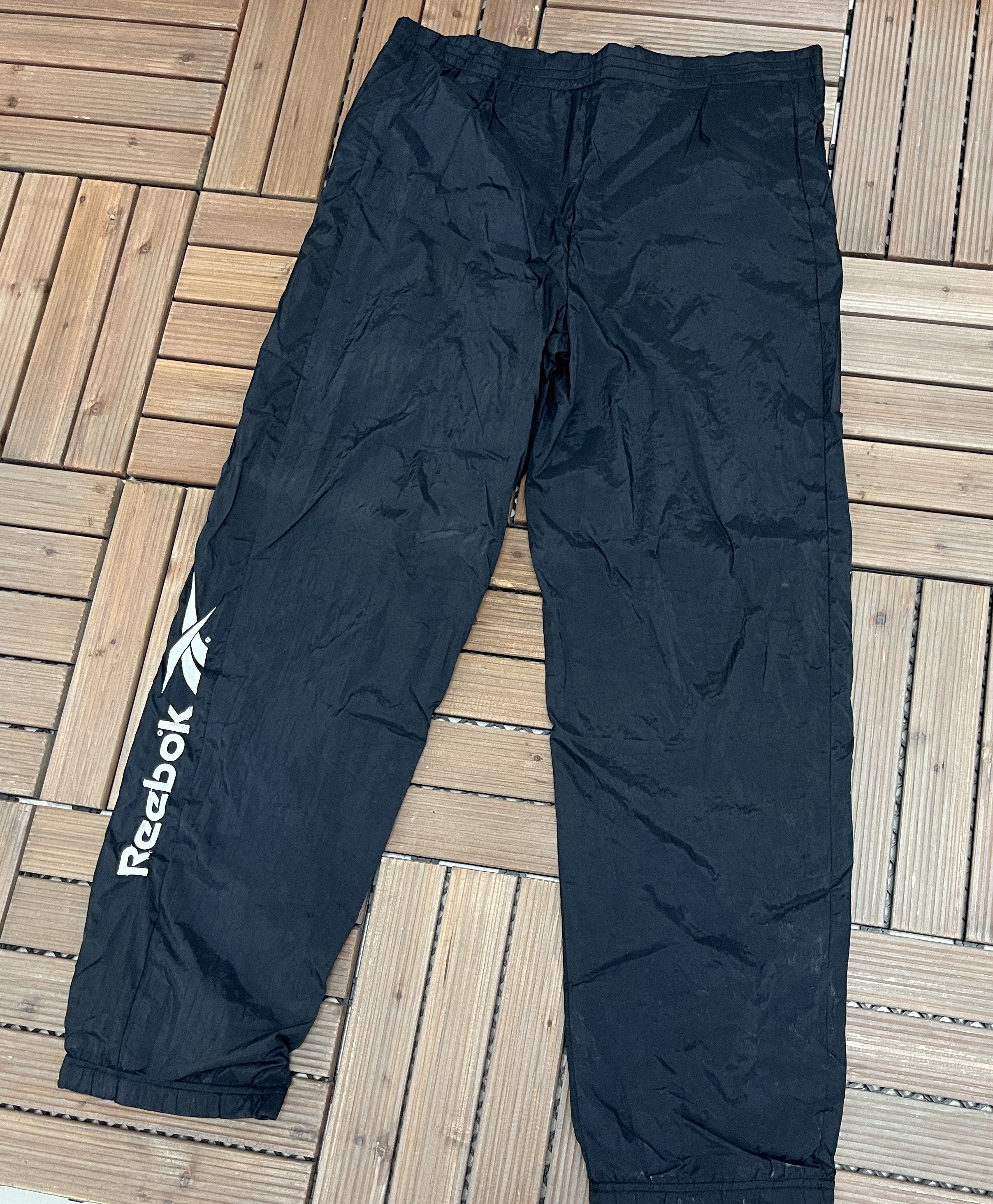 Reebok Reebok Embroidered Logo Vintage Teal Track Pants Size US 36 / EU 52 - 5 Thumbnail