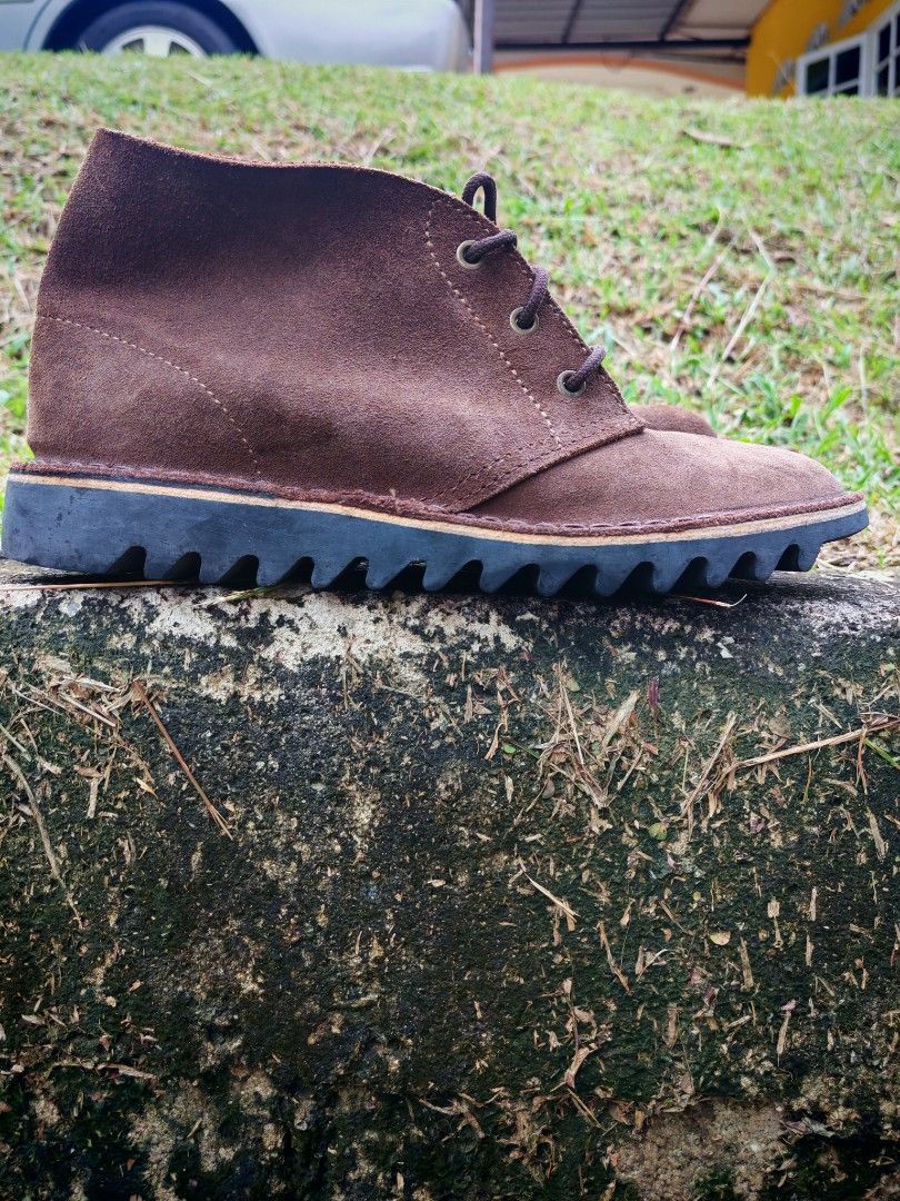 Vintage Rossi 4046 Ripple Sole Suede Boots Brown Size 9 Size US 9 / EU 42 - 3 Thumbnail